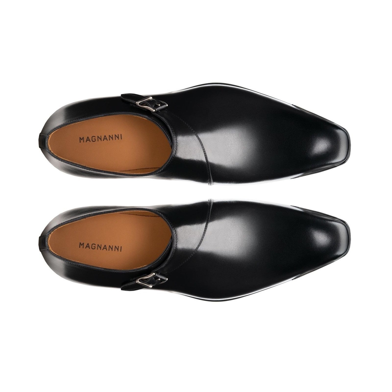 Magnanni Magnanni Efren Gray/Black Single Monk Strap Shoes sz. 7.5 us Size US 7.5 / EU 40-41 - 4 Thumbnail
