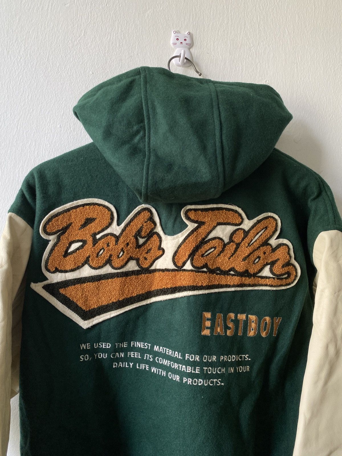 Vintage Vintage East Boy Bobs Taylor Hoodie Varsity Jacket Size US L / EU 52-54 / 3 - 8 Thumbnail