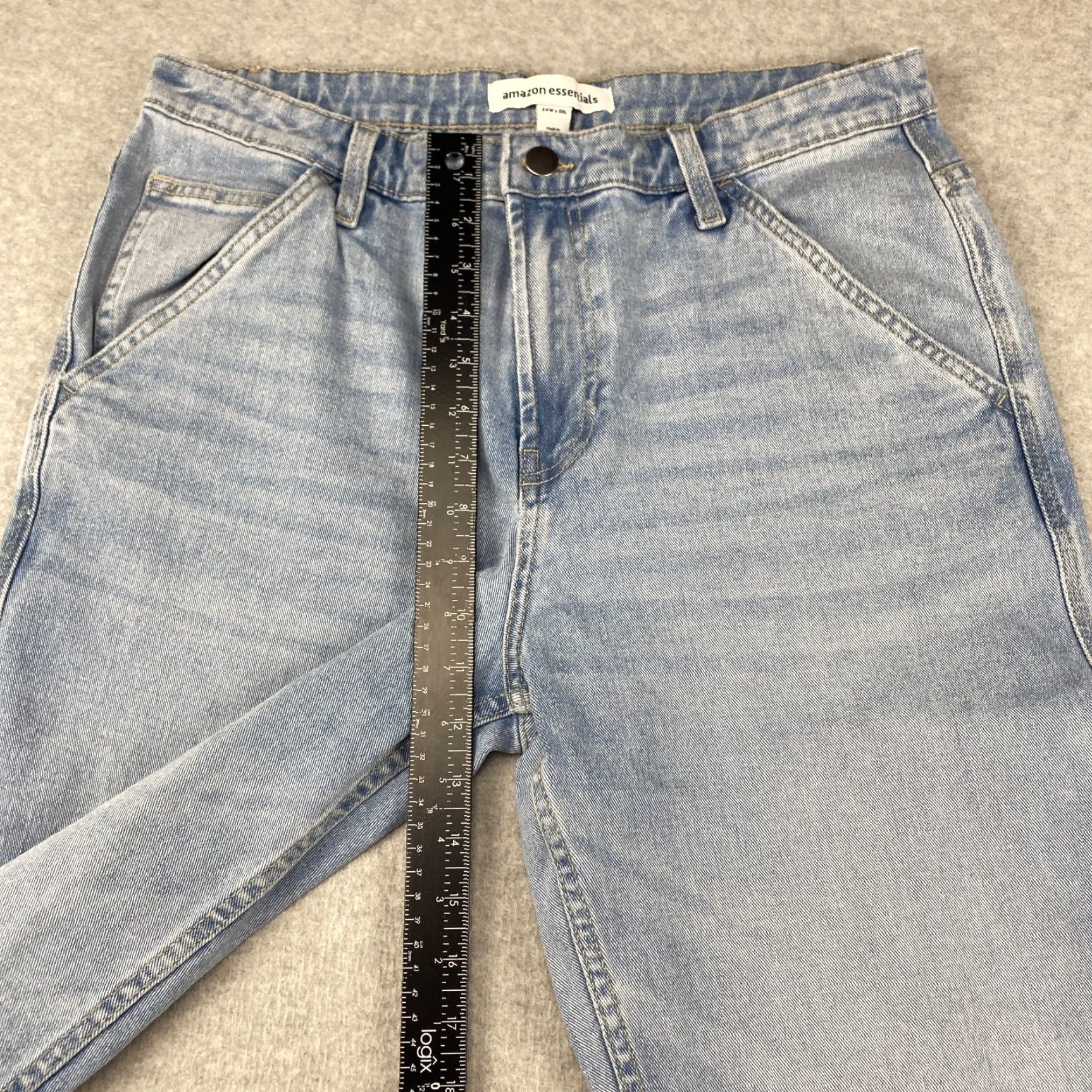 Essentials Amazon Jeans Mens 34X30 Blue Slim Straight 5-Pocket Denim Stretch Available in Regular Size Mens Size US 34 / EU 50 - 5 Thumbnail