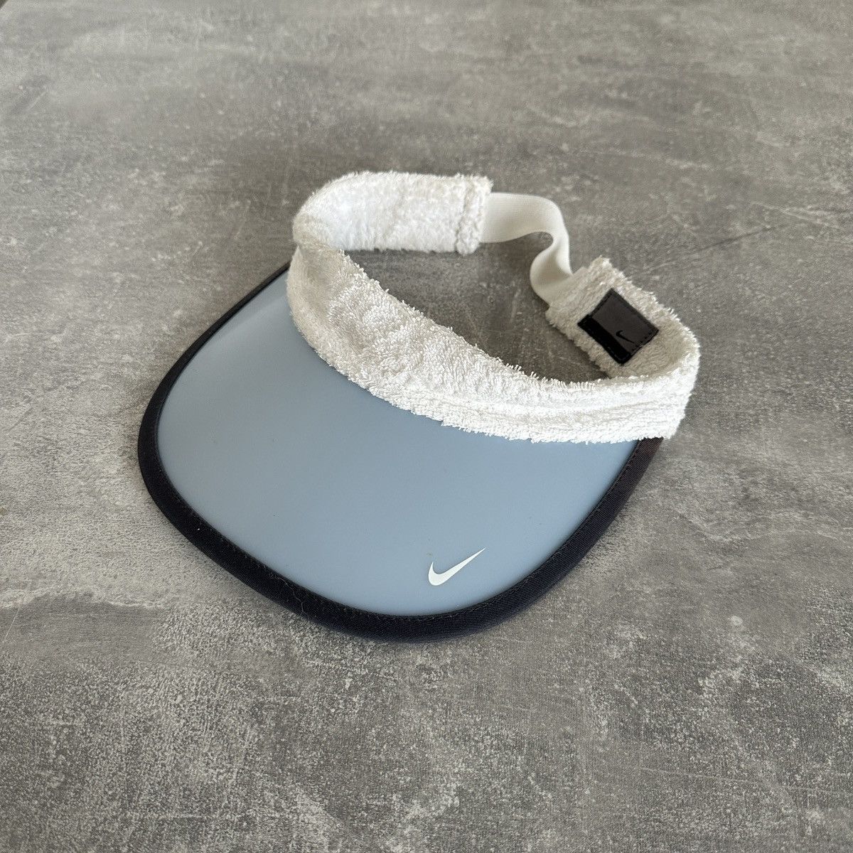 Nike Vintage 00s Nike Fluffy Visor cap Tennis y2k rare og hype Size ONE SIZE - 3 Thumbnail