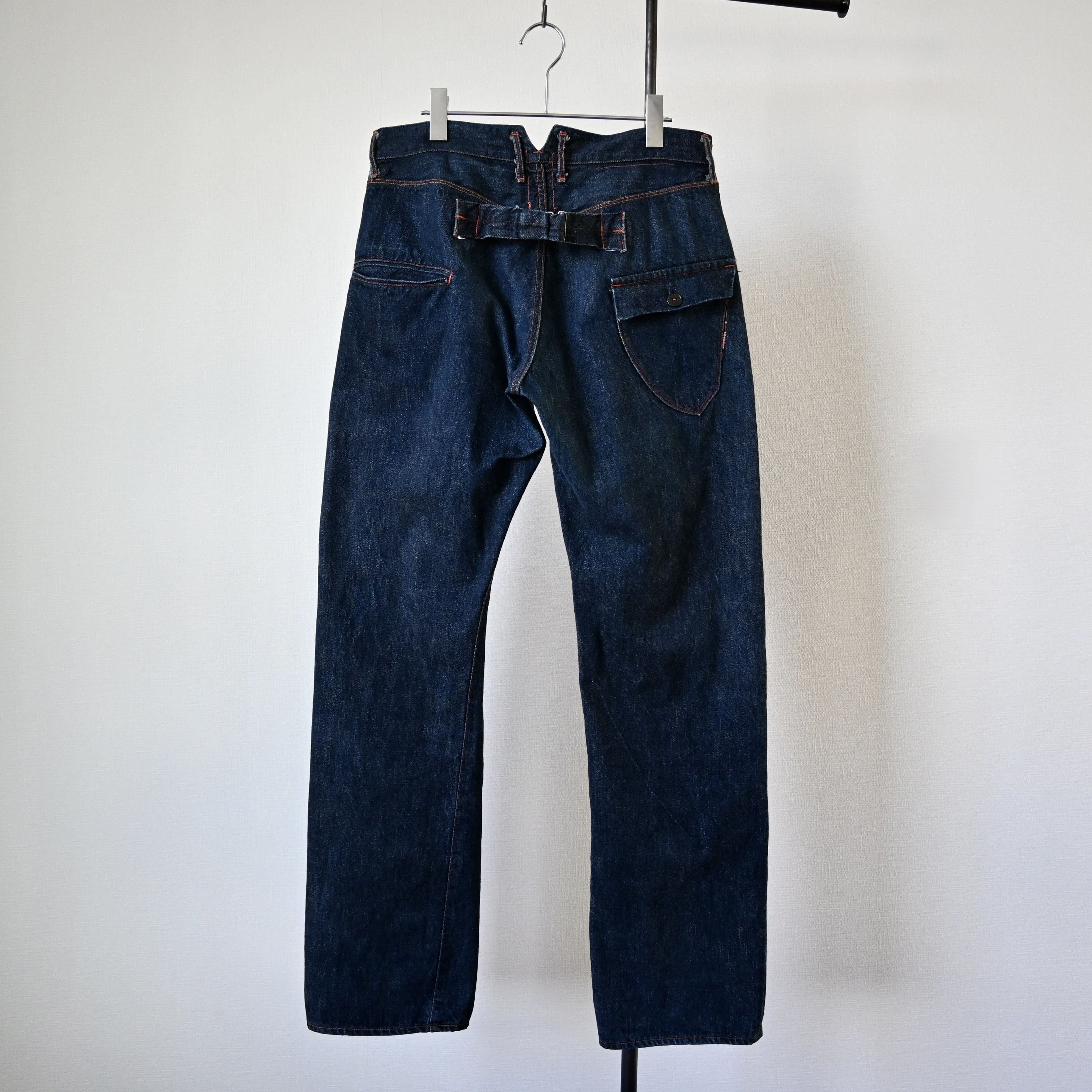 KATO KATO buckle-back rigid denim jeans made in Japan Size US 34 / EU 50 - 3 Thumbnail