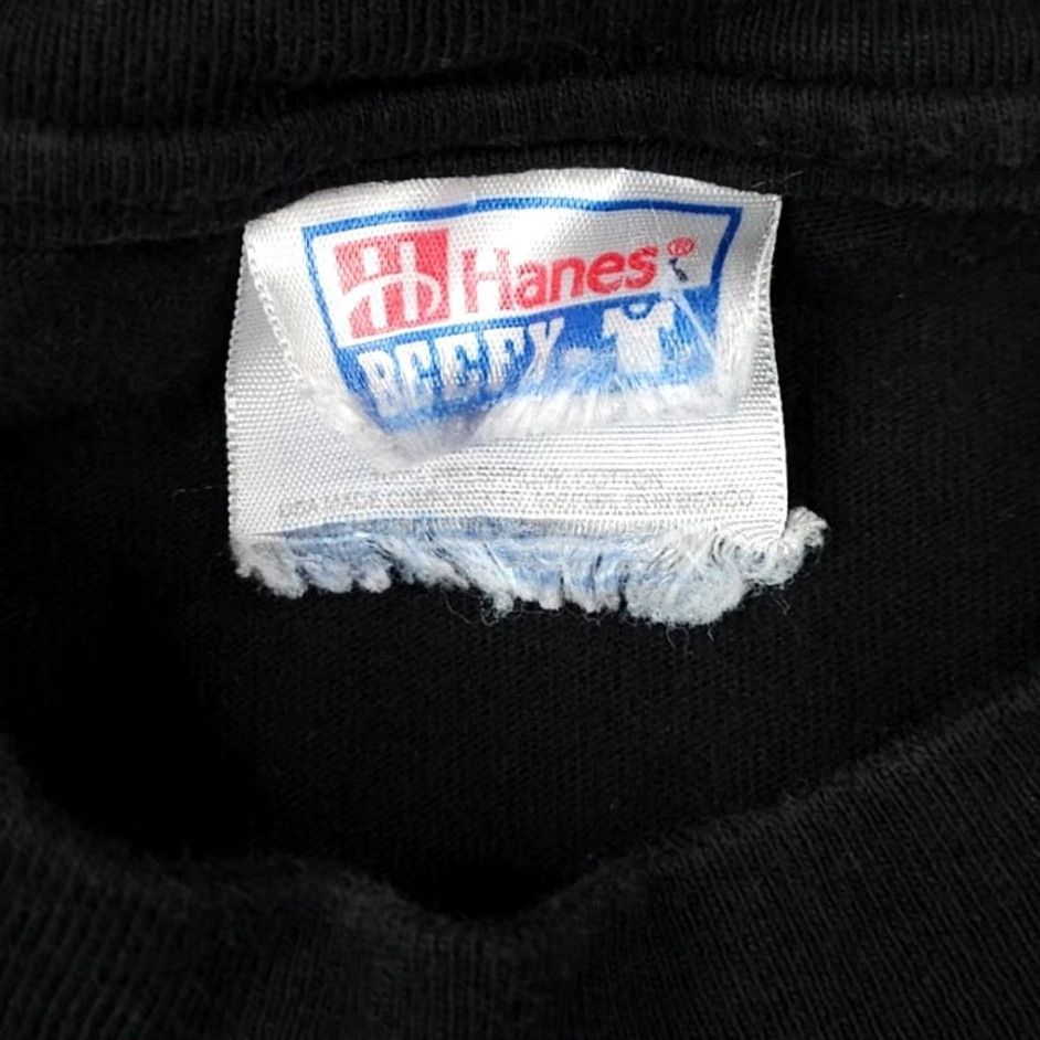 Hanes VINTAGE Hanes T-Shirt Mens XL Black 90s Y2K Unity African American Marrow Donor Shirt Size US XL / EU 56 / 4 - 7 Thumbnail