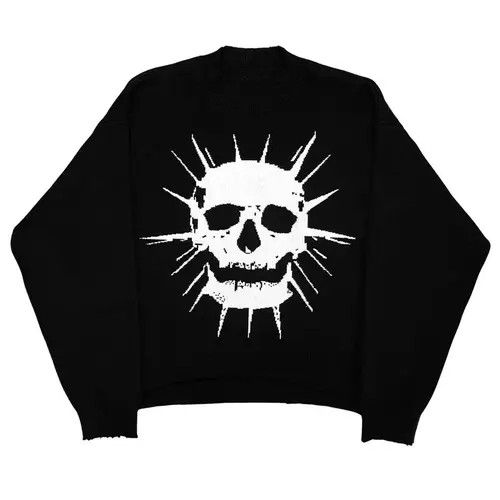 Other Skulls Vintage Knitted Pullover Size US L / EU 52-54 / 3 - 3 Thumbnail