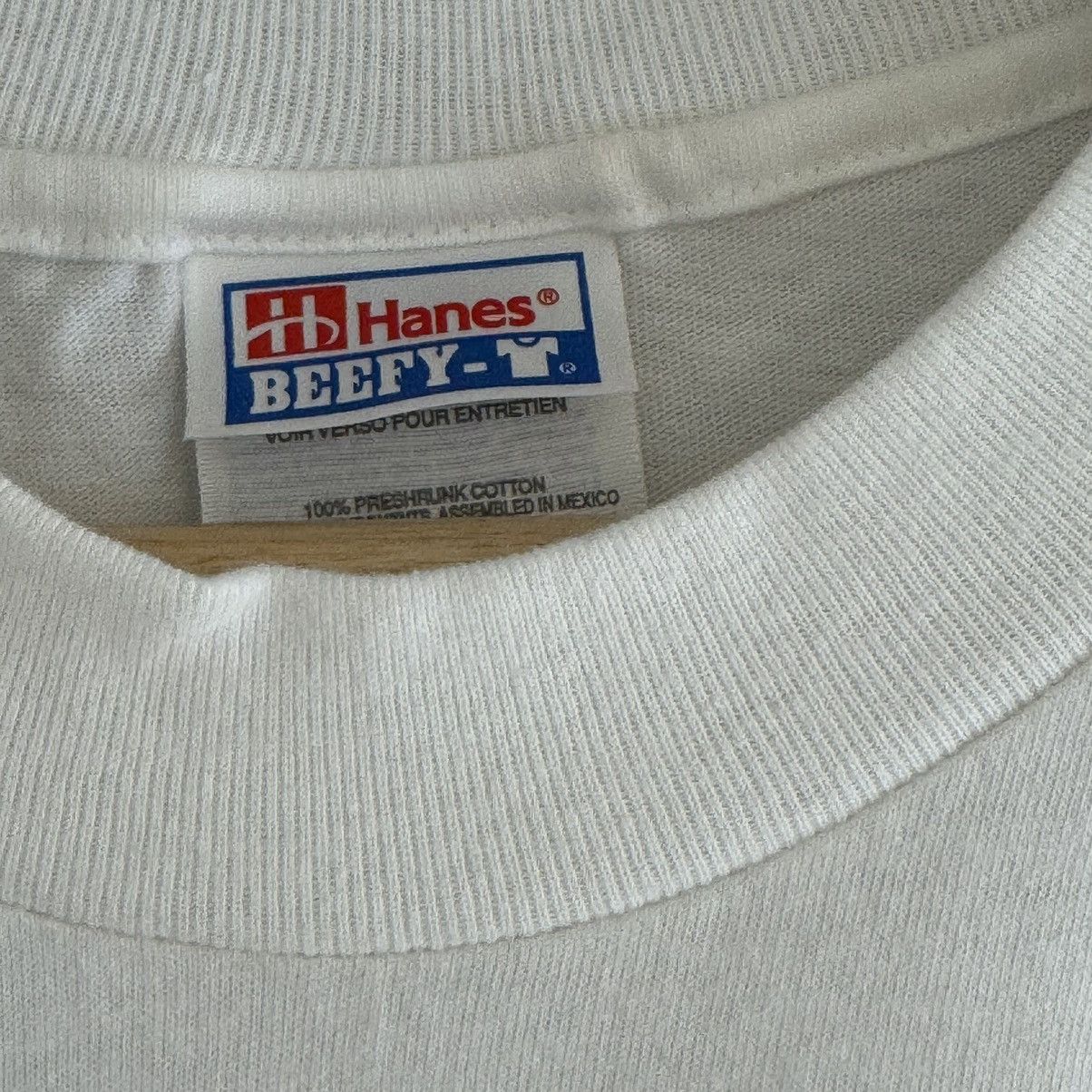 Bape × Nigo × Vintage OG Bape Hanes Beefy Black College Logo Tee Size US L / EU 52-54 / 3 - 7 Thumbnail