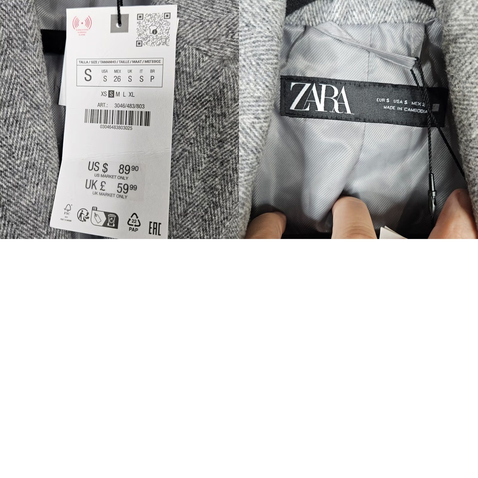Zara VINTAGE not, sorry. Size S / US 4 / IT 40 - 9 Thumbnail
