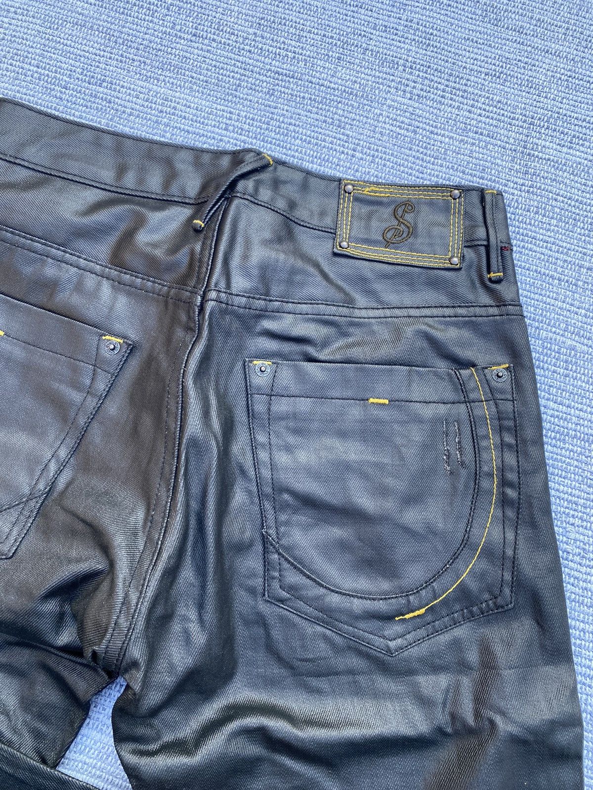 Japanese Brand sabi sabi deluxe wax jeans Size US 32 / EU 48 - 7 Thumbnail