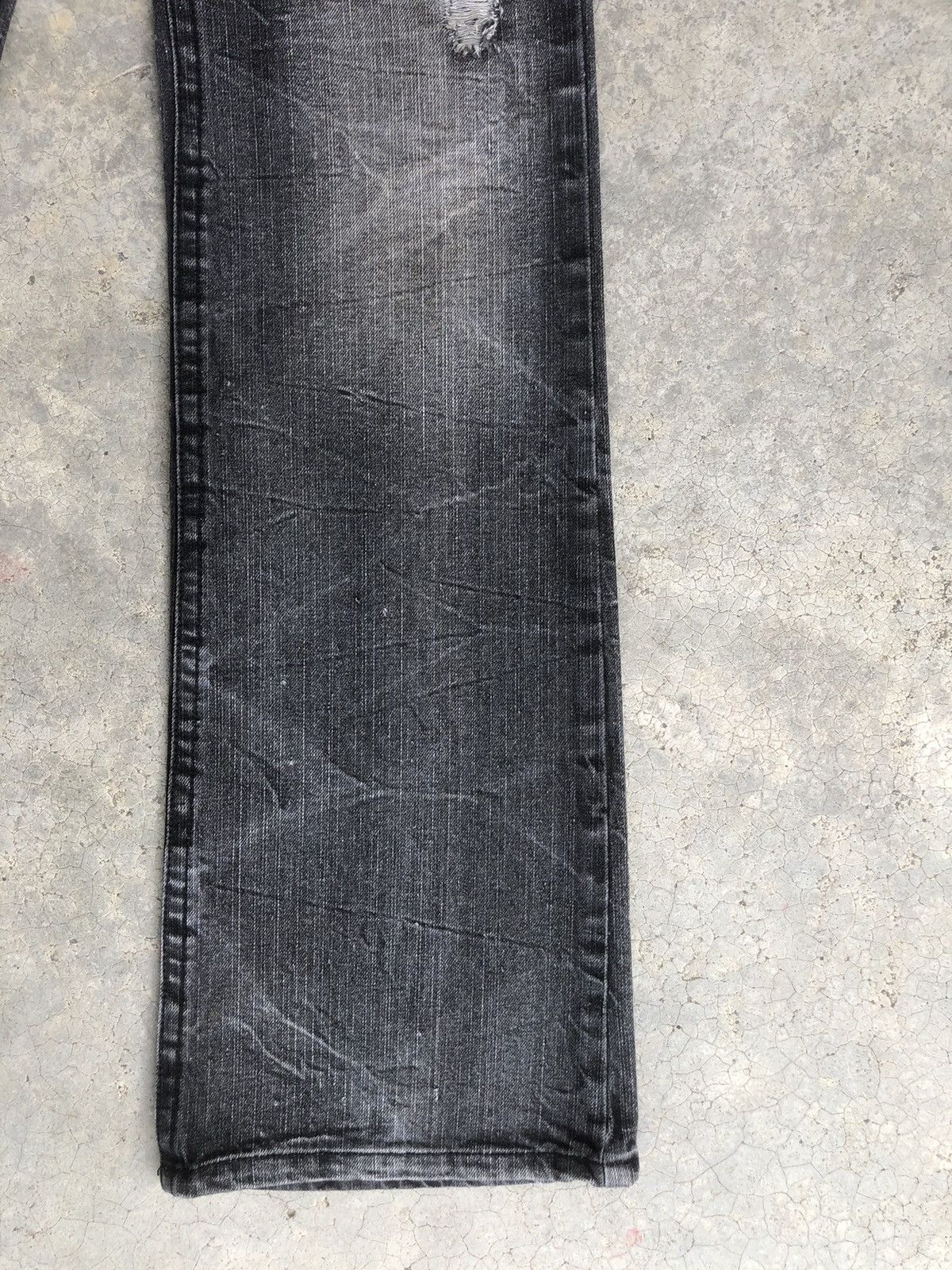If Six Was Nine Japanese Original Flared Jeans Distressed Jeans Size US 32 / EU 48 - 7 Thumbnail