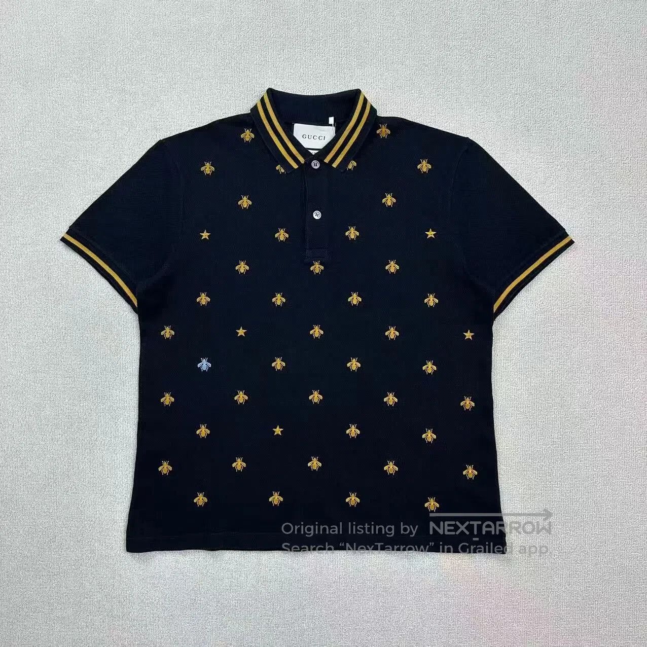 Gucci Gucci space snake polo shirt | Grailed