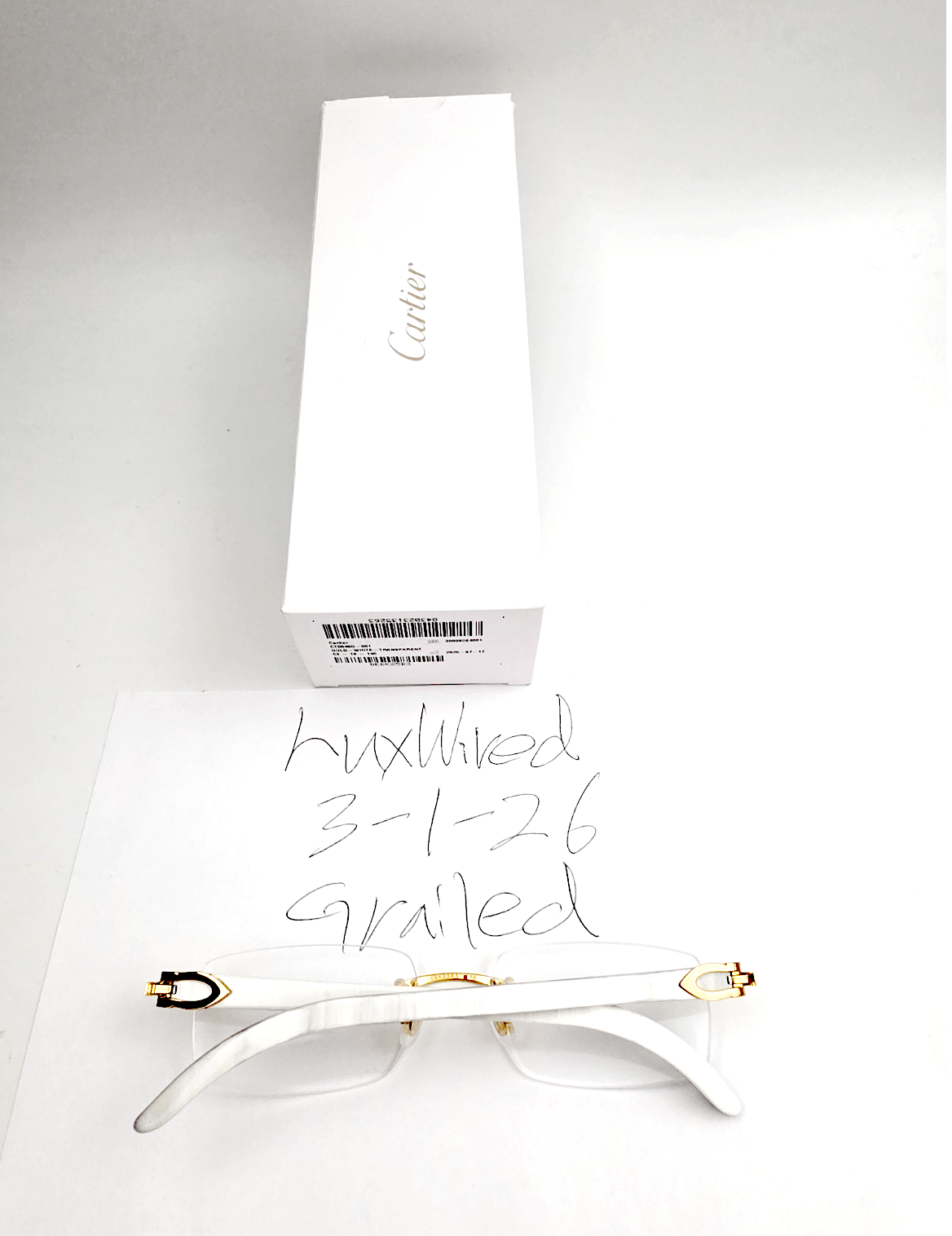 Cartier Authentic Cartier Black Buffalo Horn Glasses CT00460 Size ONE SIZE - 16 Thumbnail