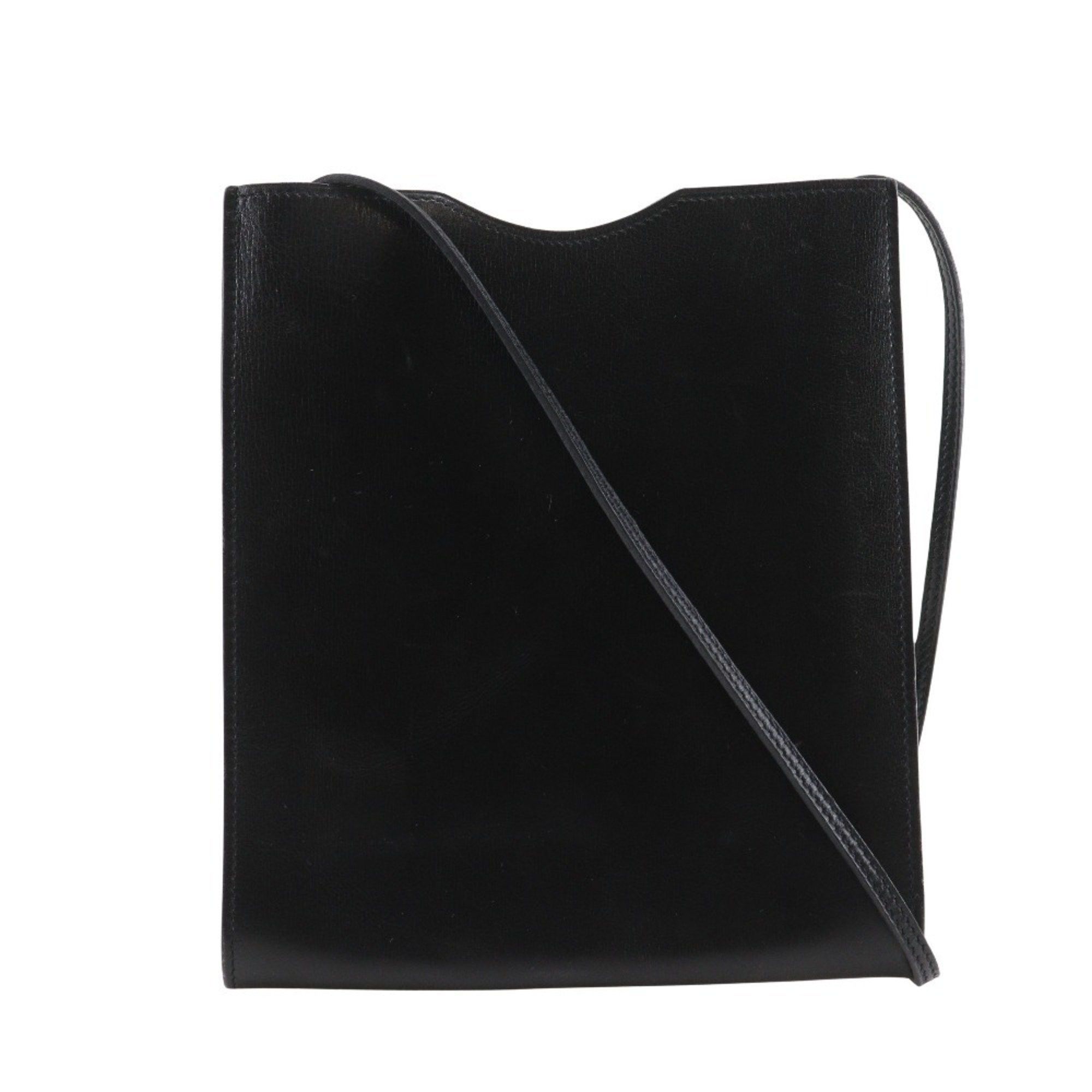 Hermes Hermes Onimetu Shoulder Bag Calf Black Unisex Size ONE SIZE - 1 Thumbnail