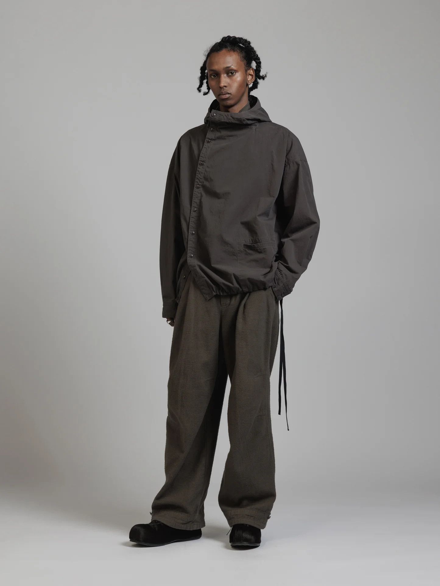 The Viridi-anne BRUSHED TWILL WIDE TROUSERS Size US 30 / EU 46 - 1 Thumbnail