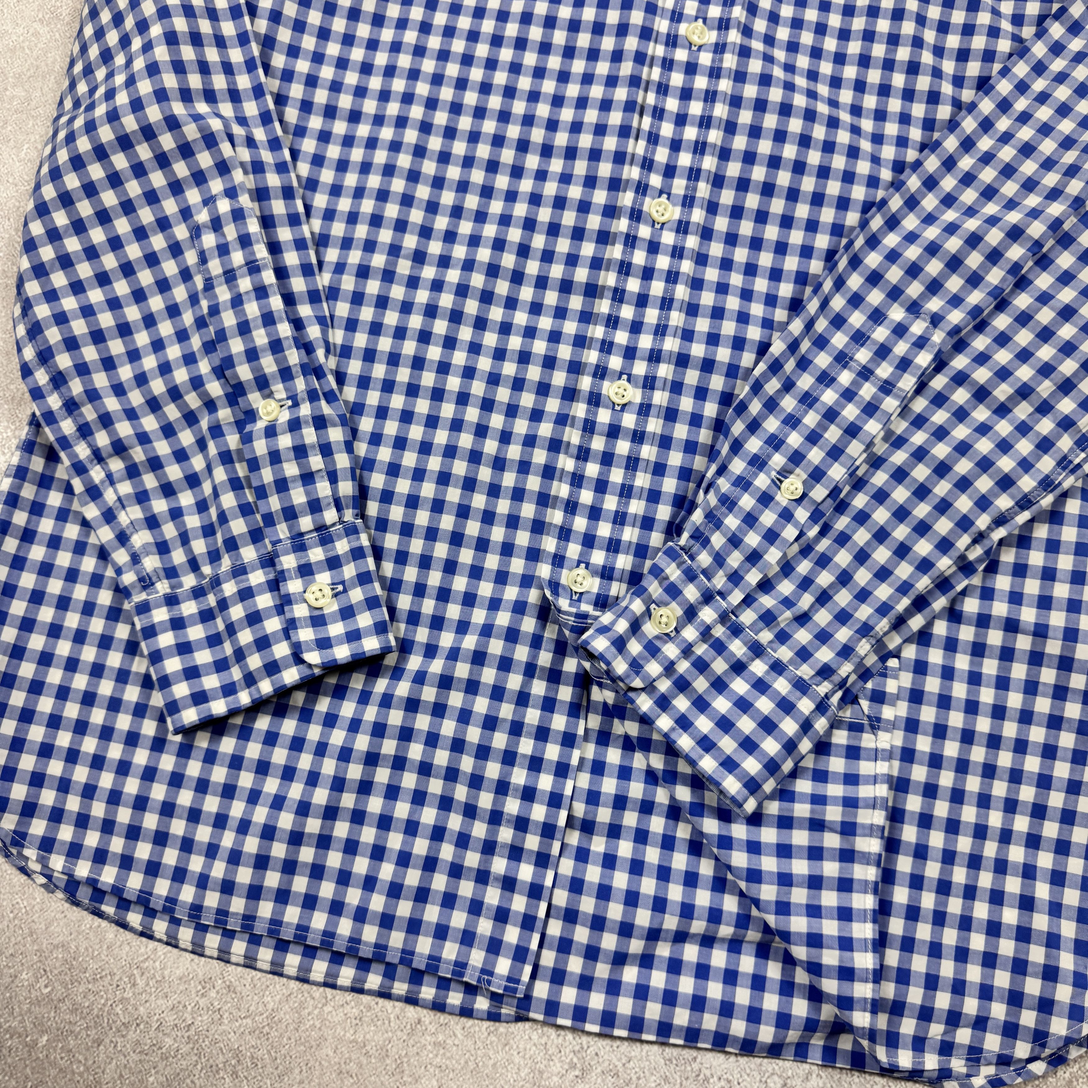 Polo Ralph Lauren Polo Ralph Lauren Slim Fit Cotton Stretch Blue Shirt Size M Size US M / EU 48-50 / 2 - 5 Thumbnail