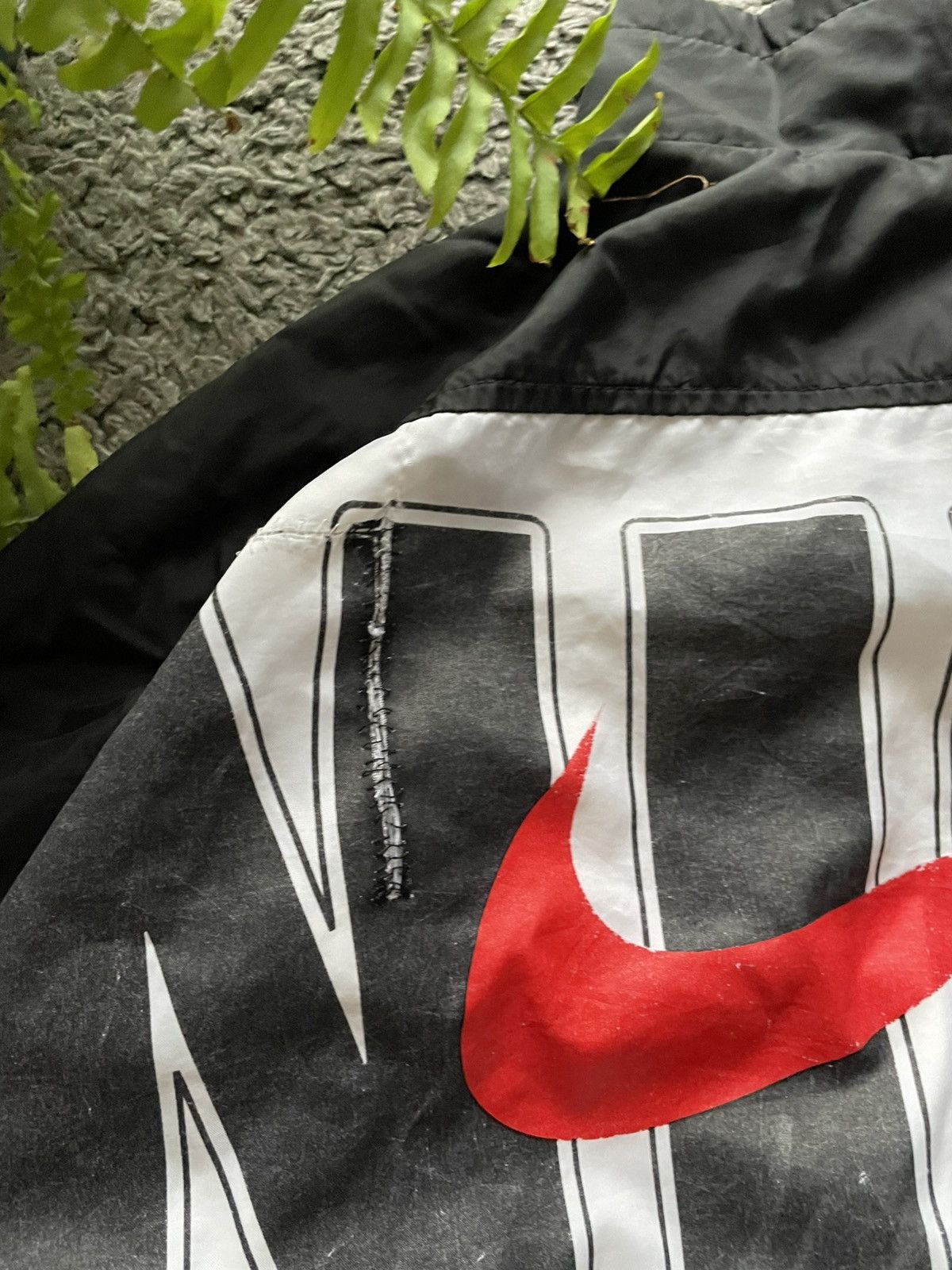 Nike × Vintage 90s Nike Vintage Light Jacket Streetwear Big Logo Swoosh Y2k Size US S / EU 44-46 / 1 - 21 Thumbnail