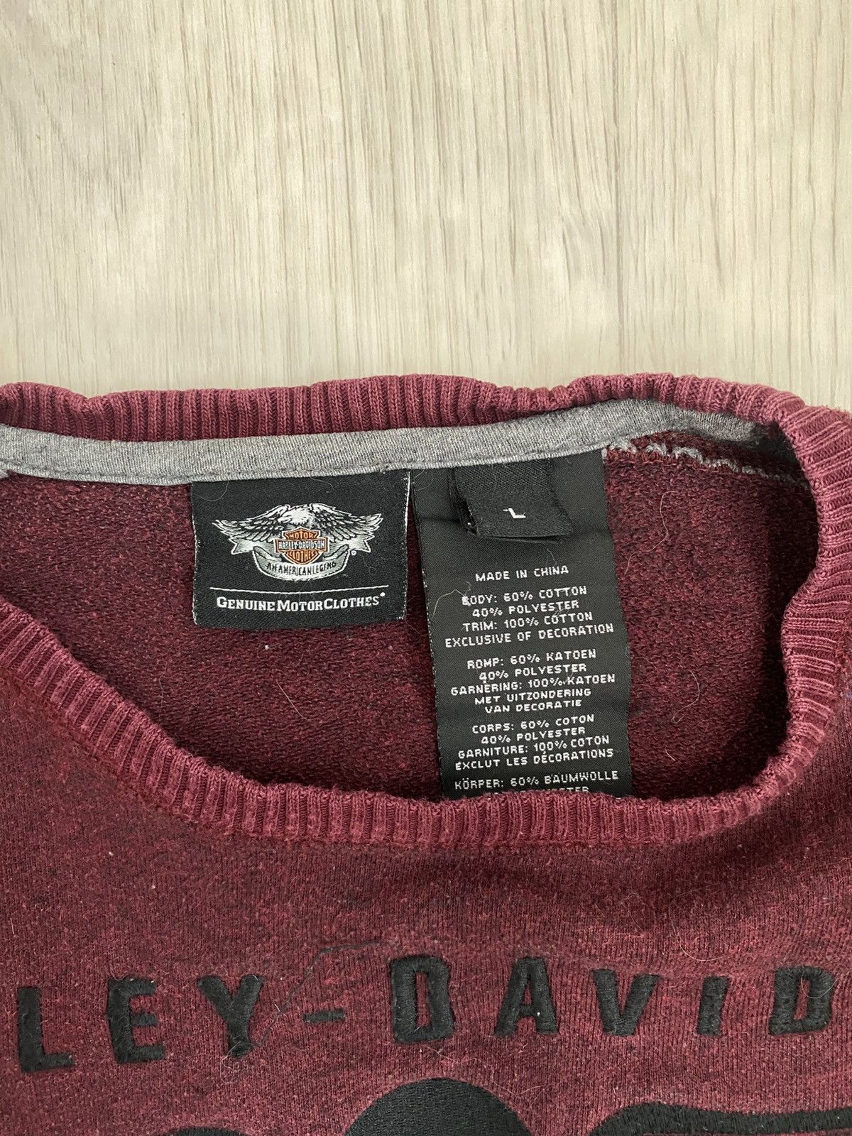 Harley Davidson × Vintage Harley Davidson Motorcycles Skull logo vintage sweatshirt Size US L / EU 52-54 / 3 - 8 Thumbnail