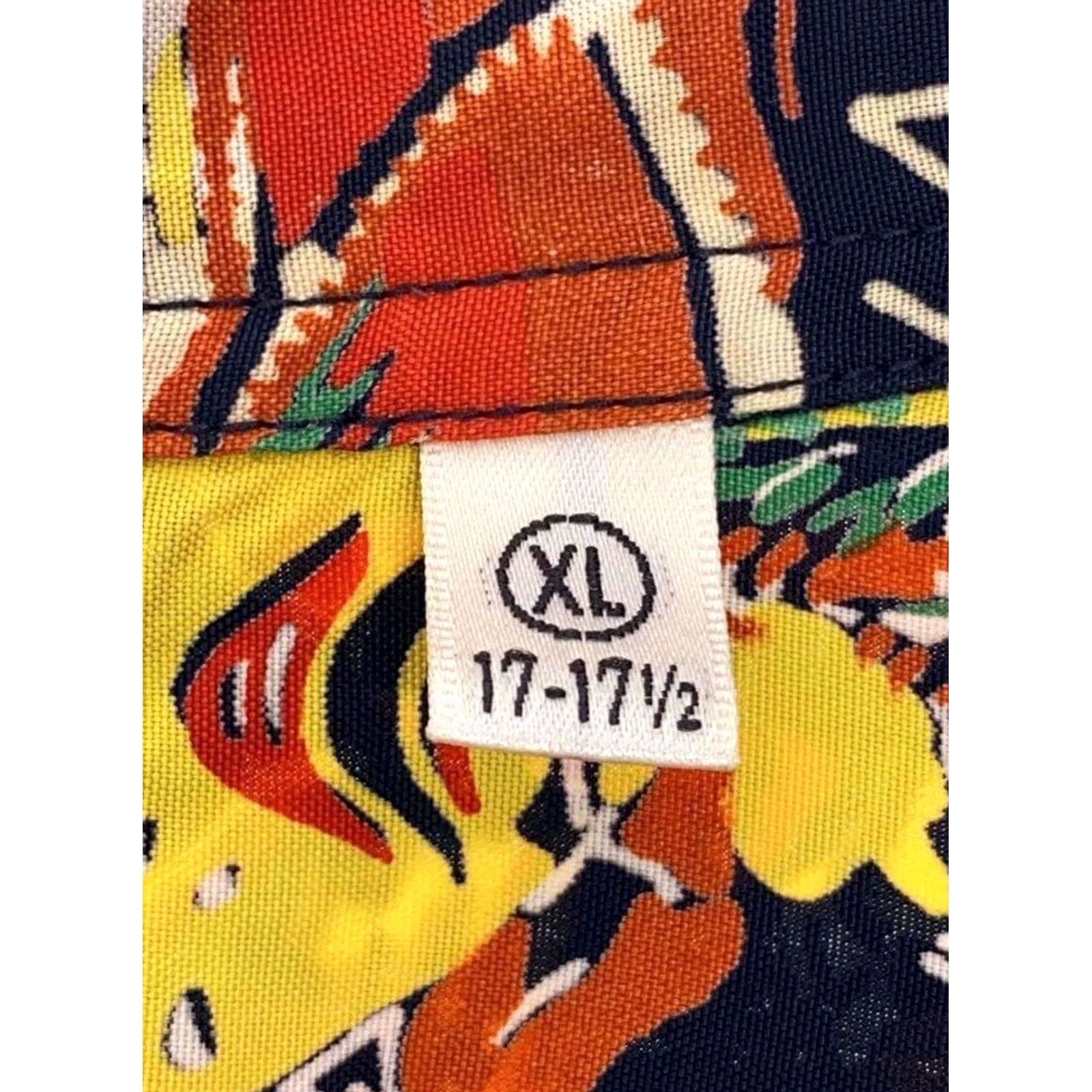 Sun Surf SUN SURF Men's Aloha Shirt Size L Rayon Black All-Over Print Hula Dance USED Size US L / EU 52-54 / 3 - 3 Thumbnail