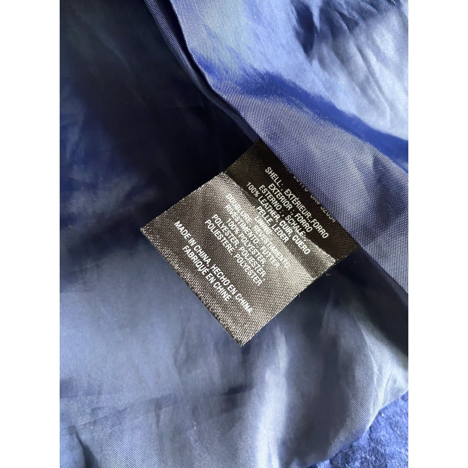 Anthropologie Anthropologie Mini Skirt Blue Leather 6P Pockets Snap Button Up High Rise Women Streetwear | 100% Leather | Petite | US 6P Size 28" / US 6 / IT 42 - 5 Thumbnail