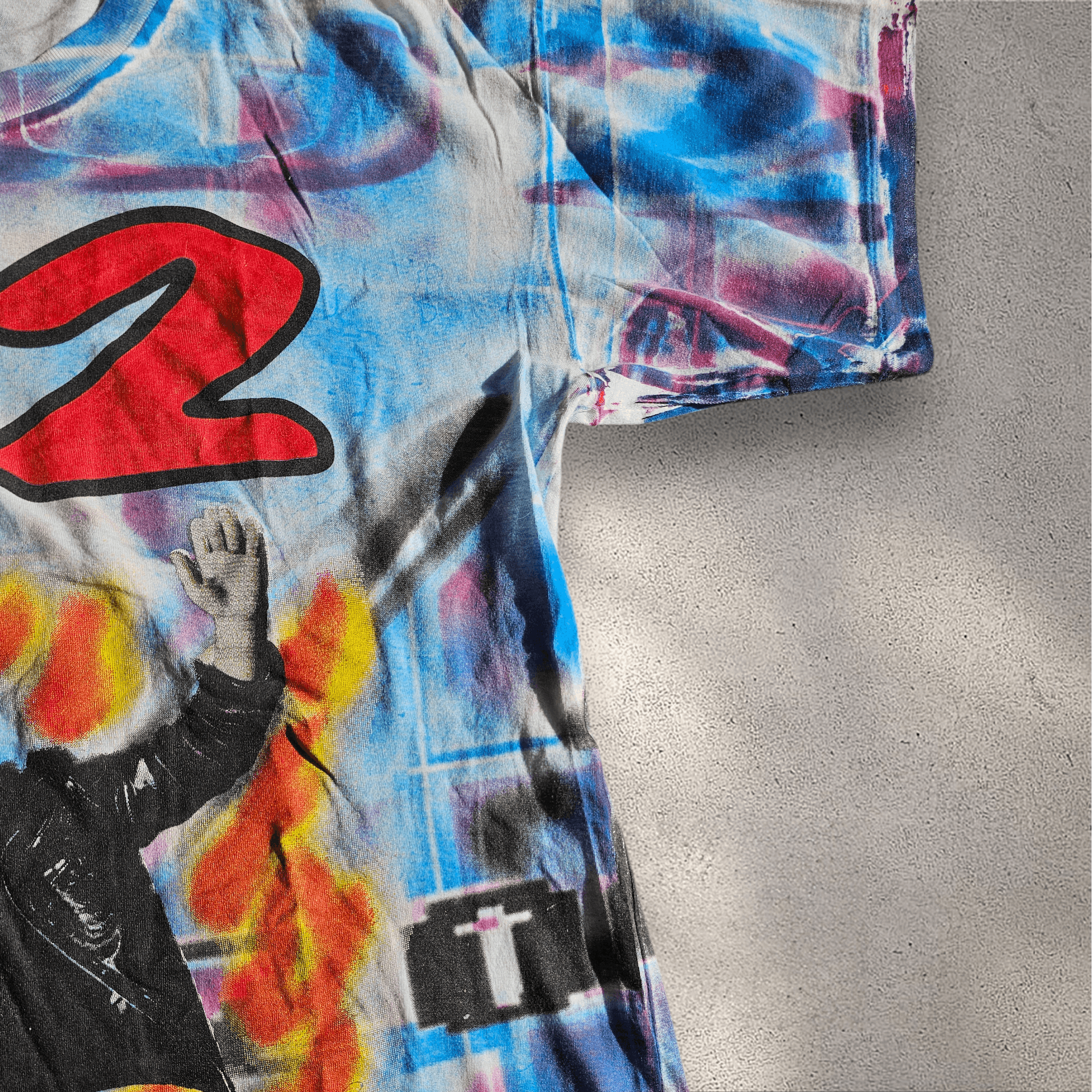 Band Tees U2 Crazy All Over Print Euro Zoo 90's Tour Tee Size US L / EU 52-54 / 3 - 4 Thumbnail