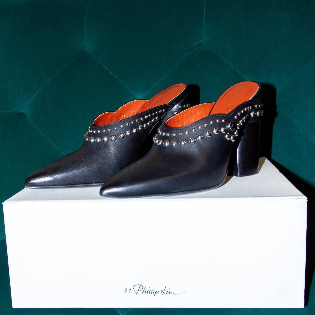 3.1 Phillip Lim 3.1 Philip Lim Patsy Studded Mule in Black Size US 6 / IT 36 - 4 Thumbnail