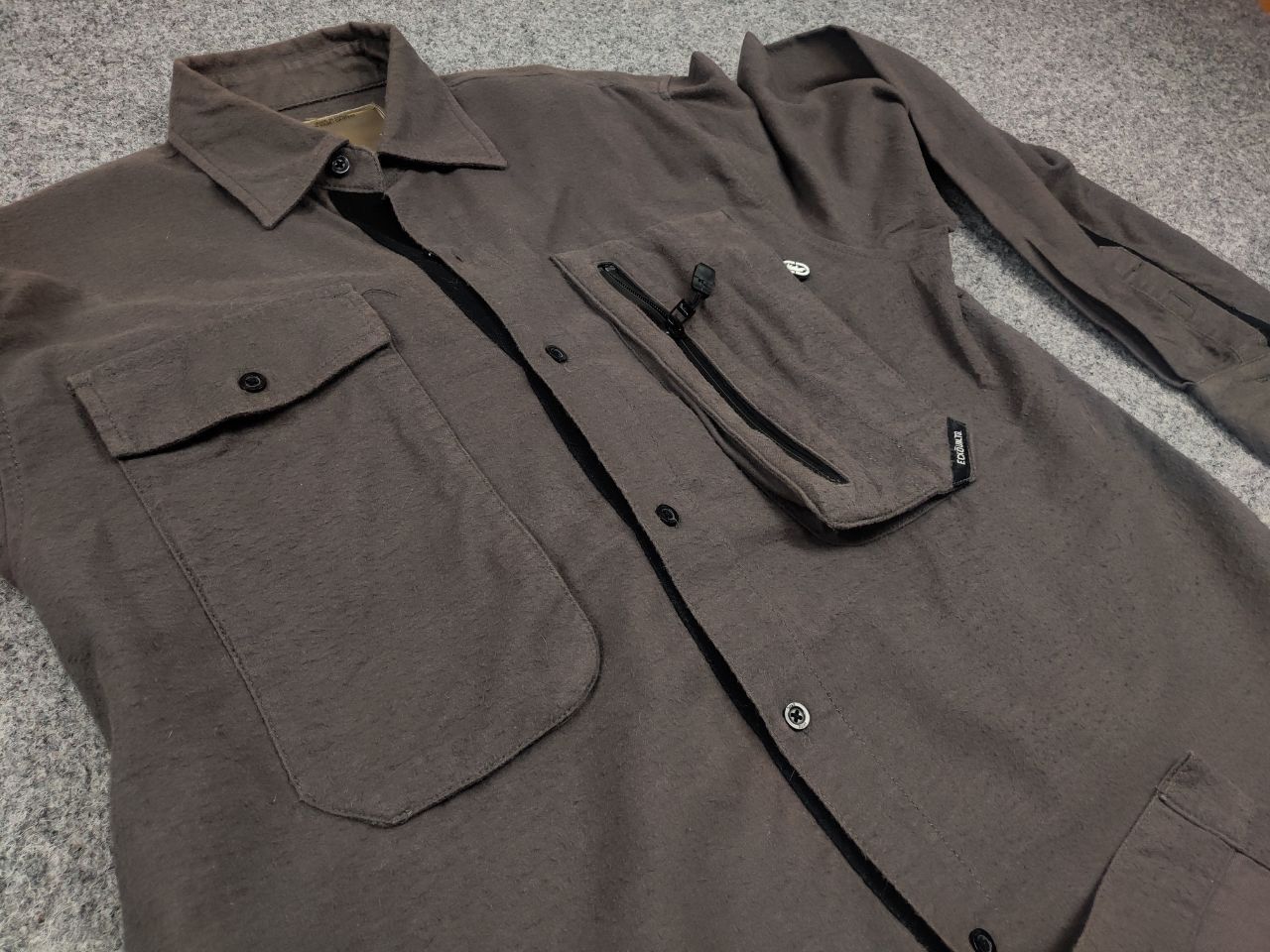 Ecko Unltd. Vintage Ecko Unltd y2k flannel overshirt pocket military Size US L / EU 52-54 / 3 - 12 Thumbnail