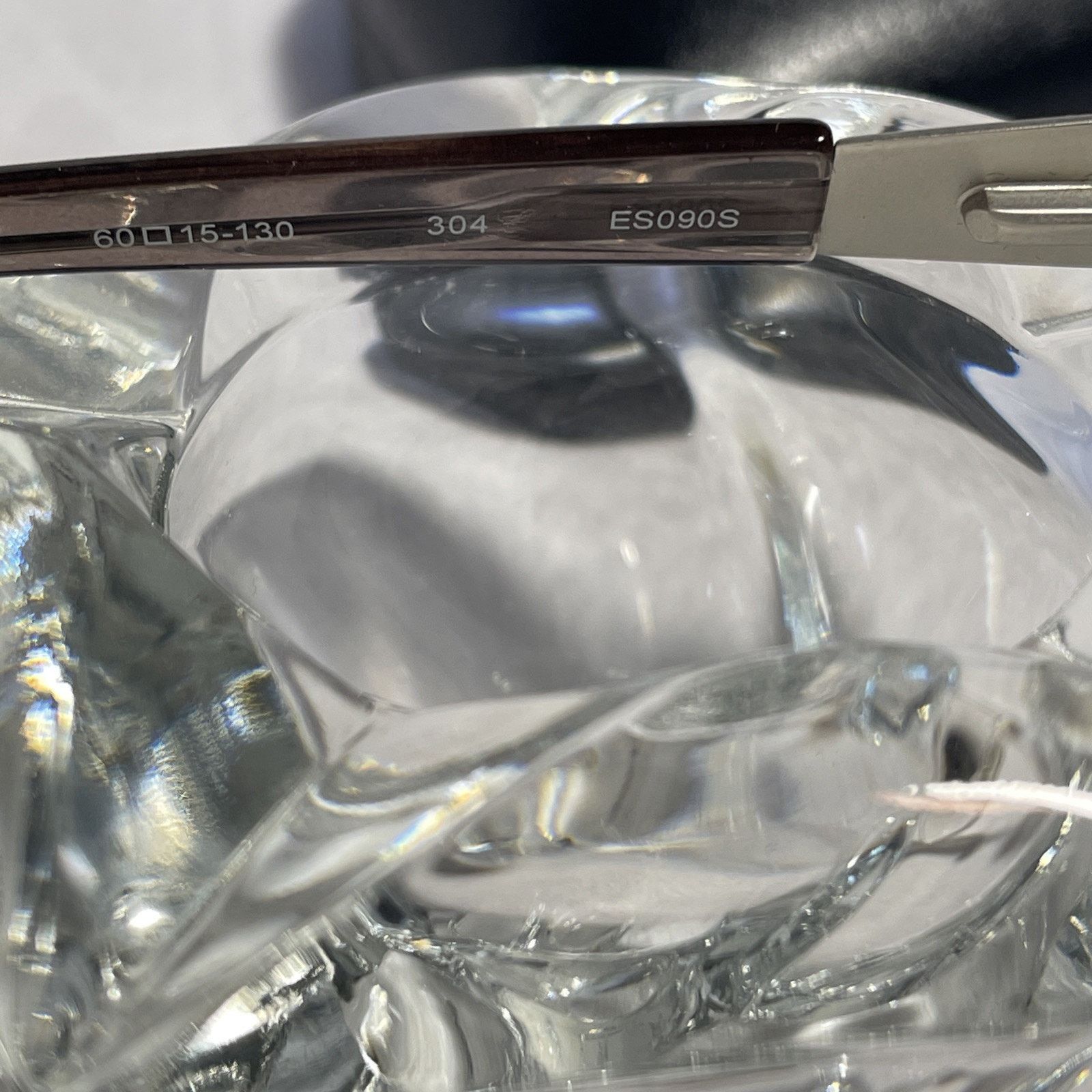 & Other Stories Essence ES 090S Matte Silver Rectangle Mirrored Sunglasses Size 44 - 4 Thumbnail