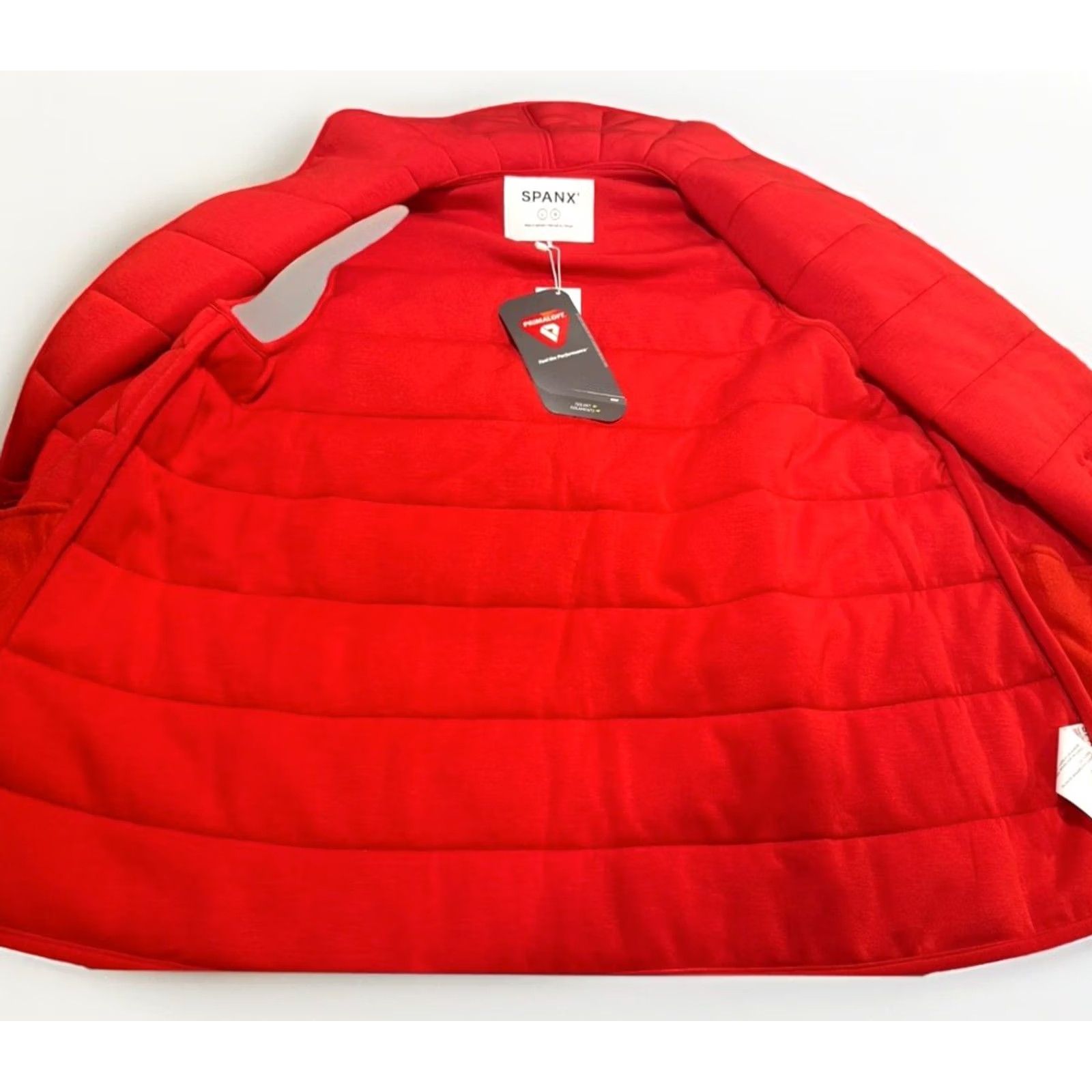 Spanx SPANX AirEssentials Puffer Vest Women's L Red Sleeveless Mid-Length Polyester Wool? No Waist Tie NWT Vintage: No Size L / US 10 / IT 46 - 2 Thumbnail