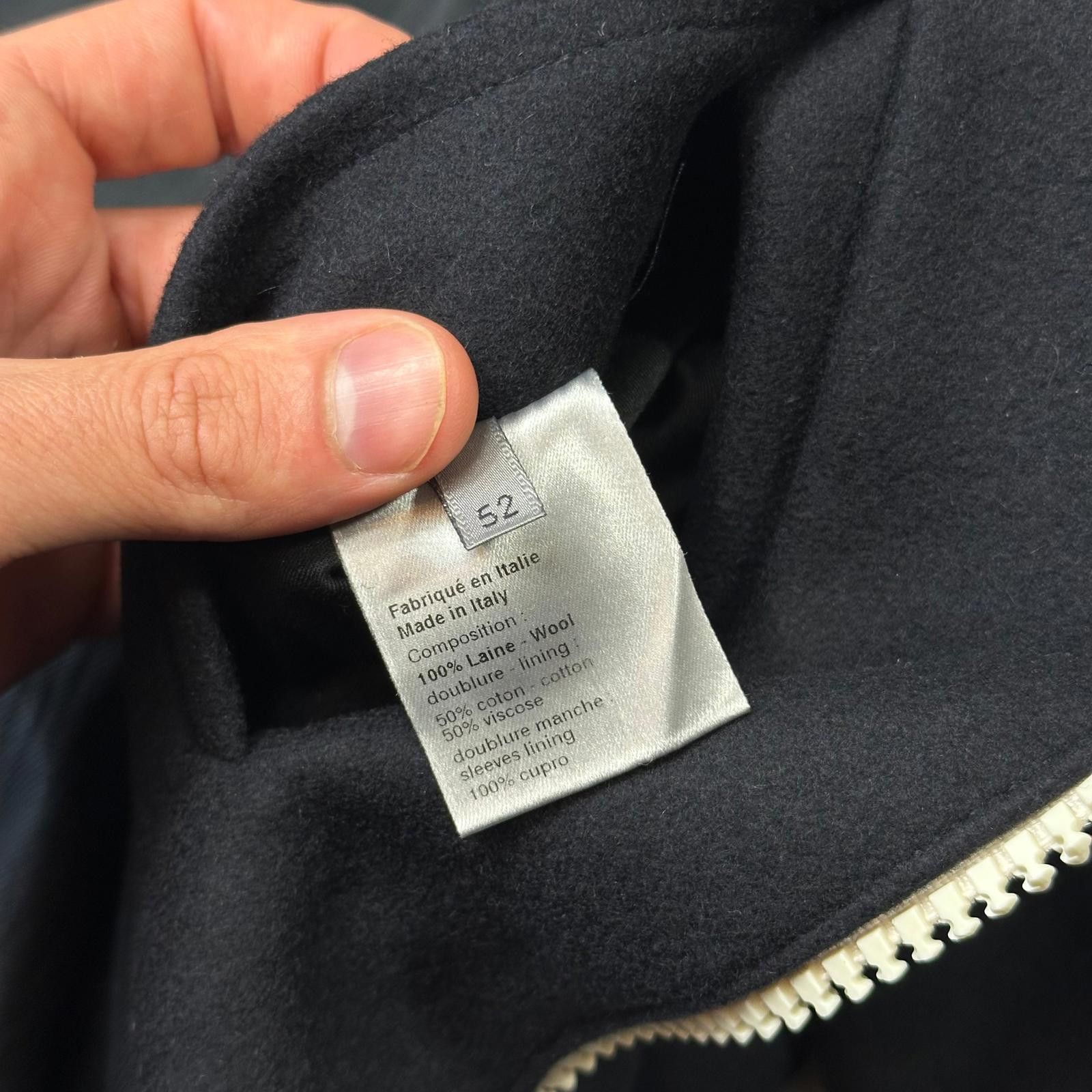 Dior Dior AW05 Hedi Slimane Contrast Pipe Wool Varsity Jacket 52 Size US M / EU 48-50 / 2 - 8 Thumbnail