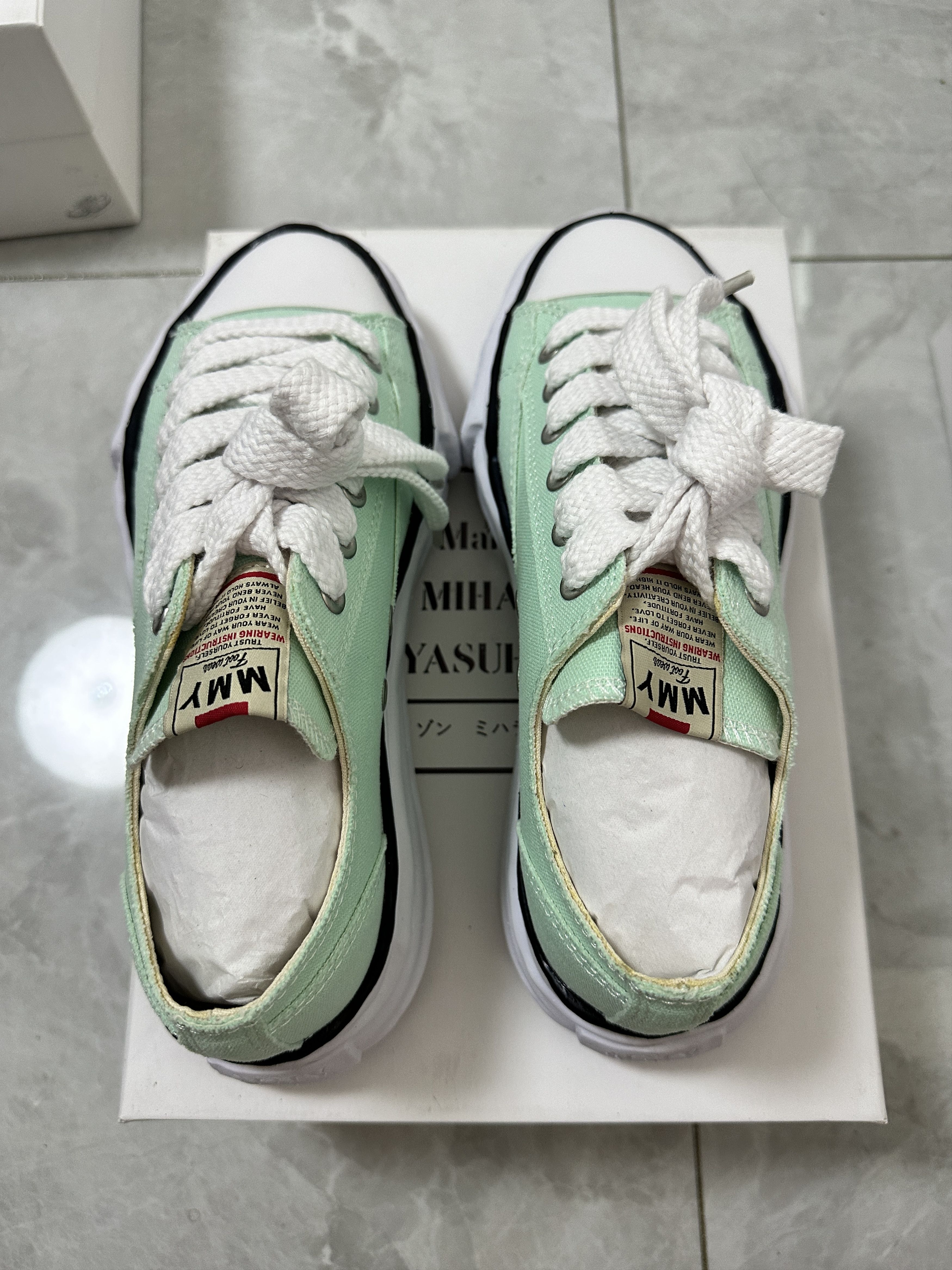 Maison MIHARA YASUHIRO Maison MIHARA YASUHIRO Low-top Sneakers in Light Blue Size US 9 / EU 42 - 1 Thumbnail