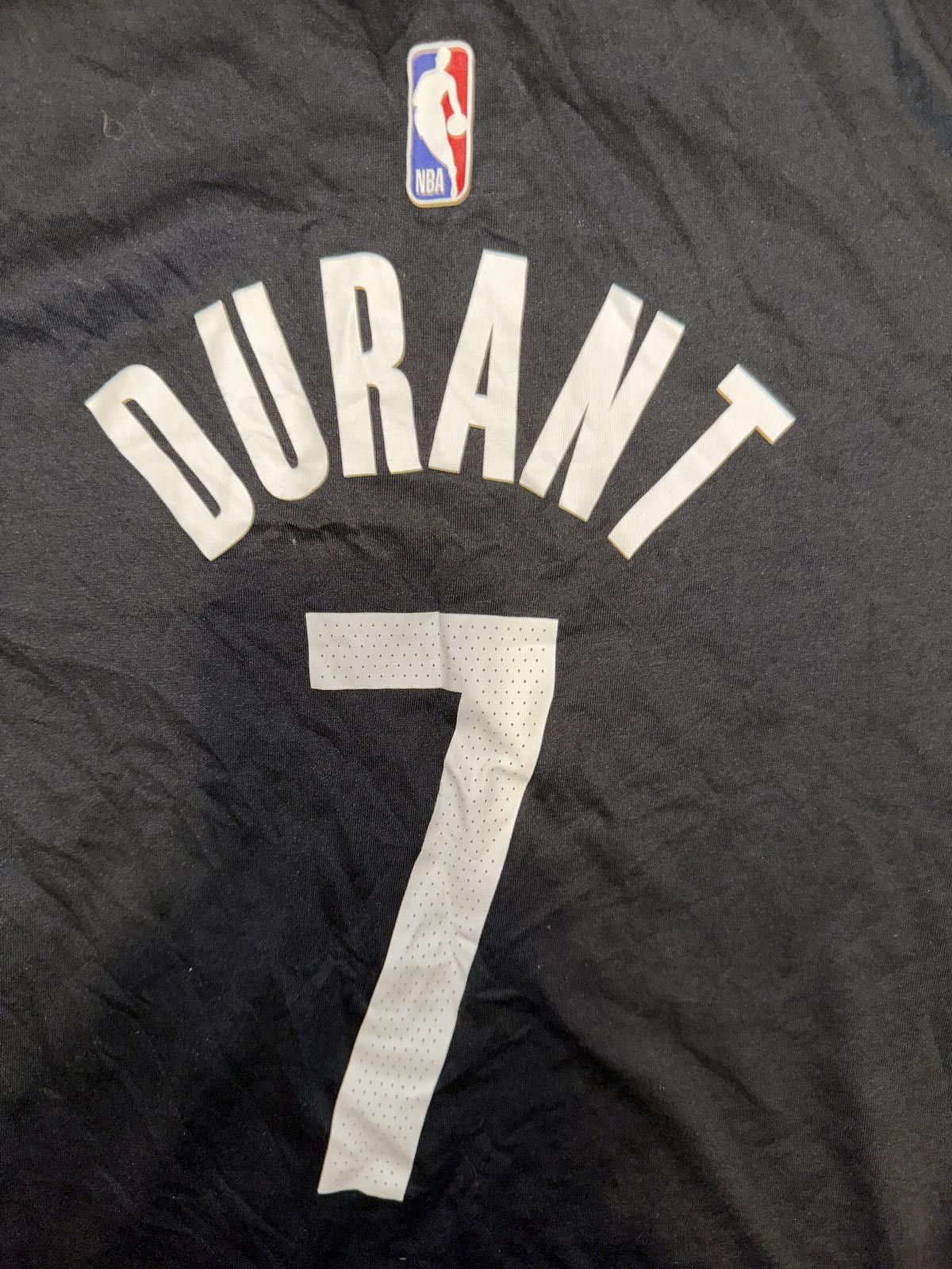 Nike Nike Men's Brooklyn Nets Kevin Durant City Edition Name & Number T-Shirt Size US M / EU 48-50 / 2 - 6 Thumbnail