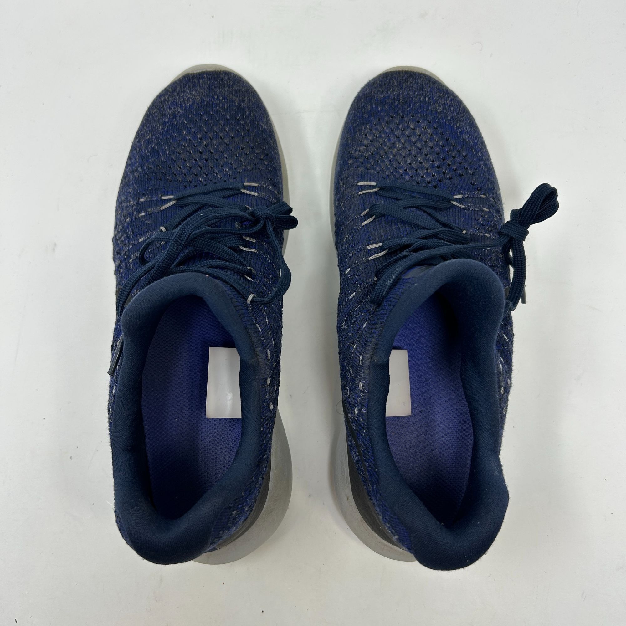 Nike Nike LunarEpic Low Flyknit 2 Mens Running Shoes Navy & Gray Size US 8.5 / EU 41-42 - 8 Thumbnail