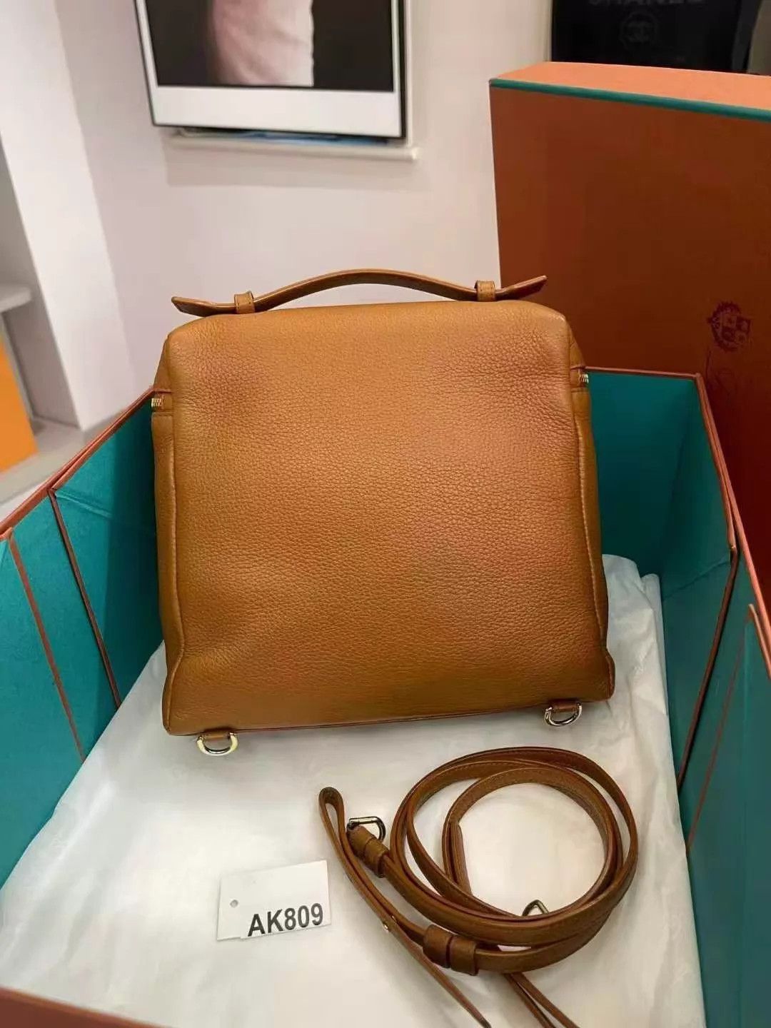 Loro Piana Loro Piana Gold Brown L23.5 Mint Backpack Size ONE SIZE - 3 Thumbnail