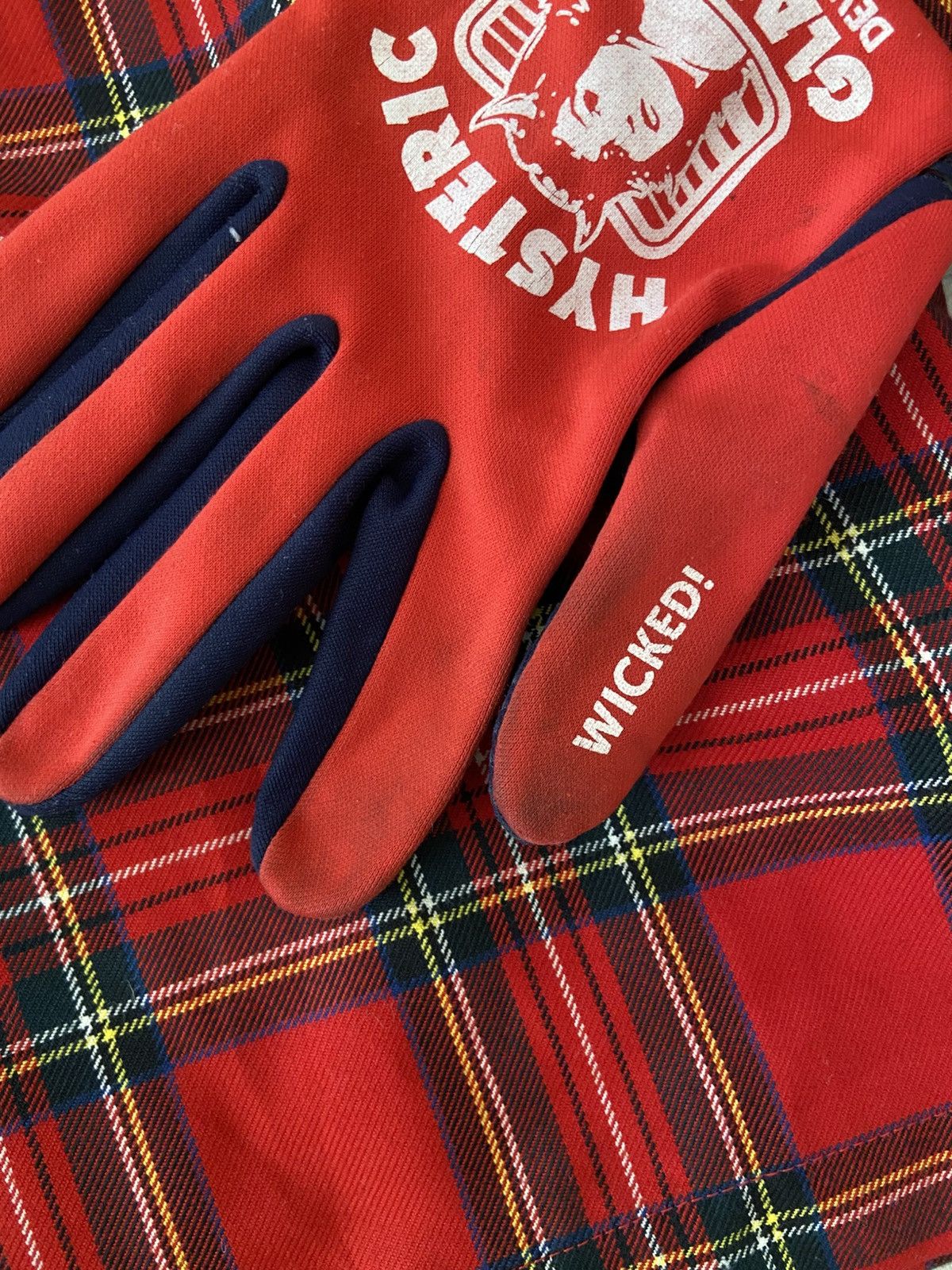 Hysteric Glamour HG WICKED ! HYSTERIC GLAMOUR RIDER GLOVES Size ONE SIZE - 4 Thumbnail