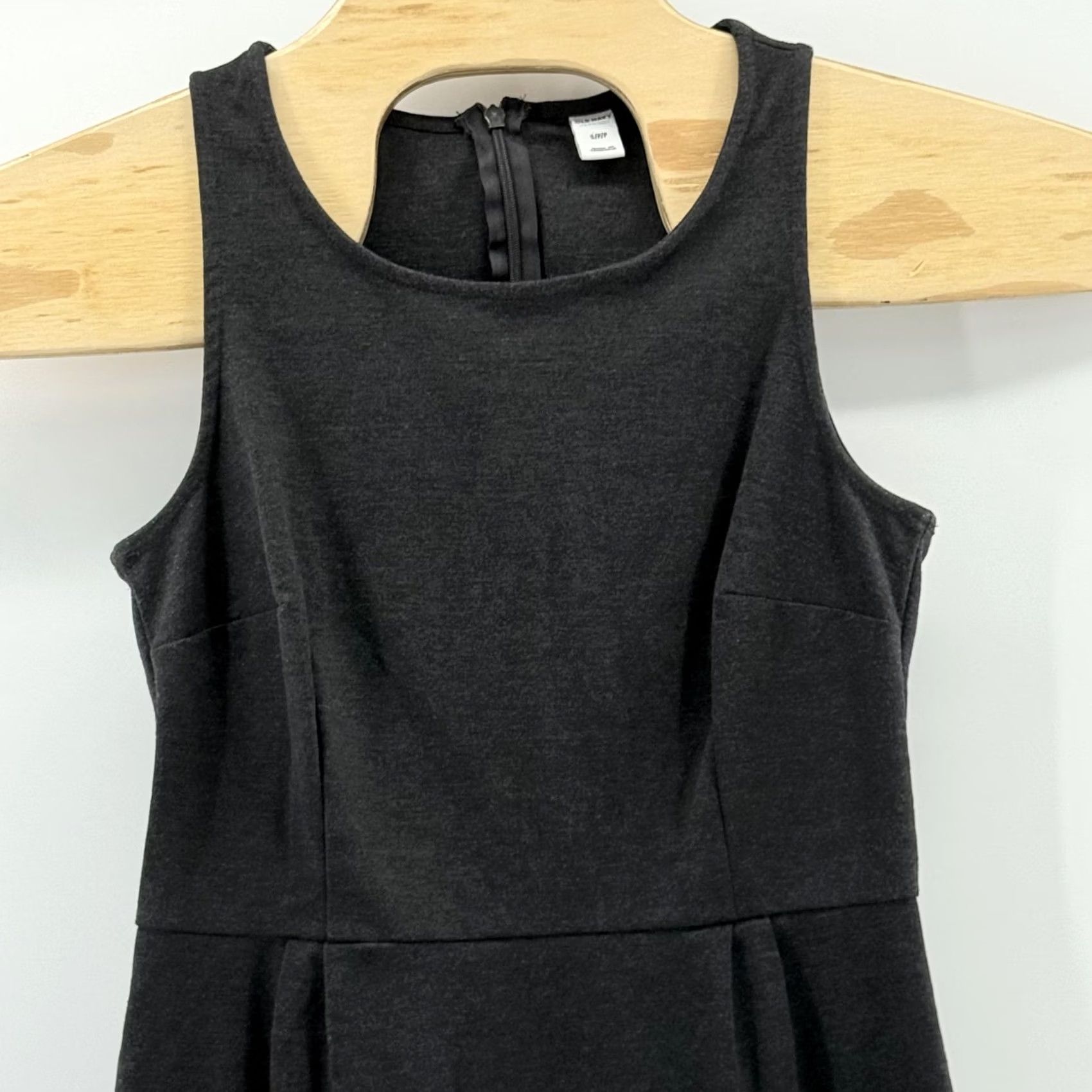 Old Navy Old Navy Dress Women S Dark Grey SL Ponte Slub Sleeveless Fitted Classic Office Dress Size S / US 4 / IT 40 - 2 Thumbnail