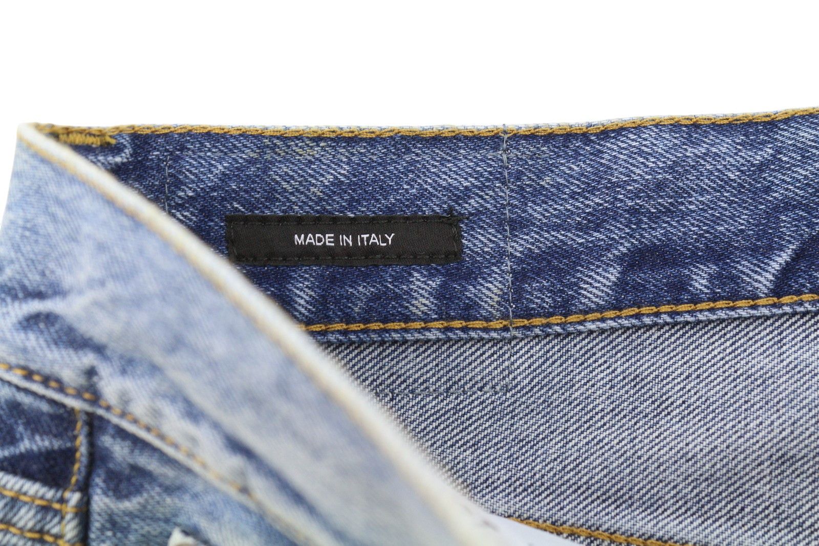 R13 BOYFRIEND 29 Jasper Whiskers Faded Zip Blue FW25 86840 Size 29" - 6 Thumbnail