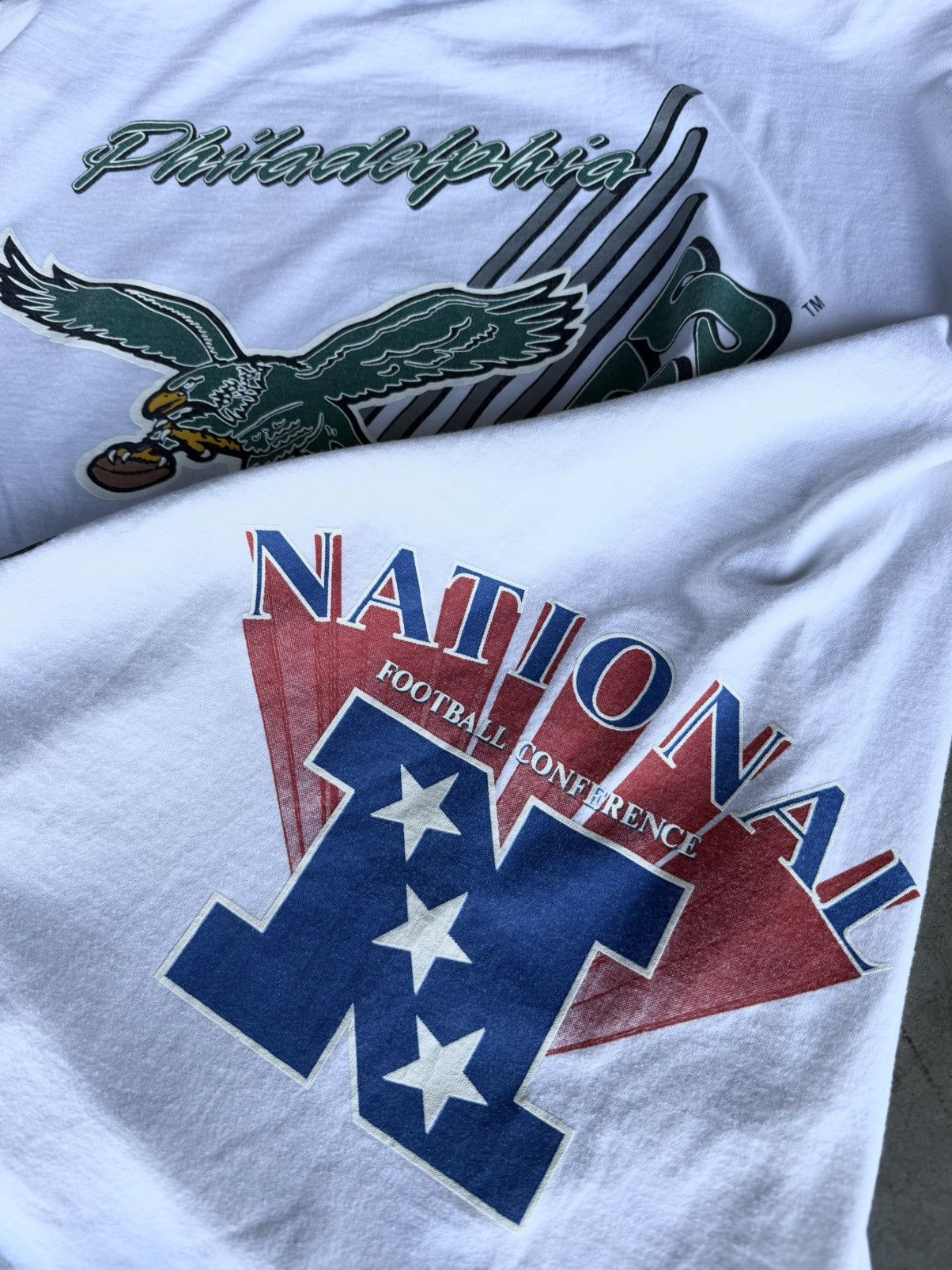 NFL Vintage Philadelphia Eagles Bulletin NFL All Over Shirt Size US XL / EU 56 / 4 - 4 Thumbnail