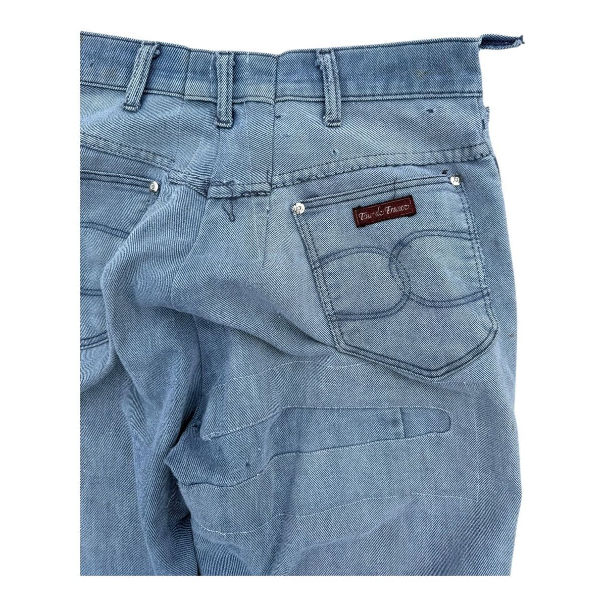 Vintage Tour de France Y2K Patchwork Wide Leg Denim Jeans Size 33 Size US 33 - 9 Thumbnail