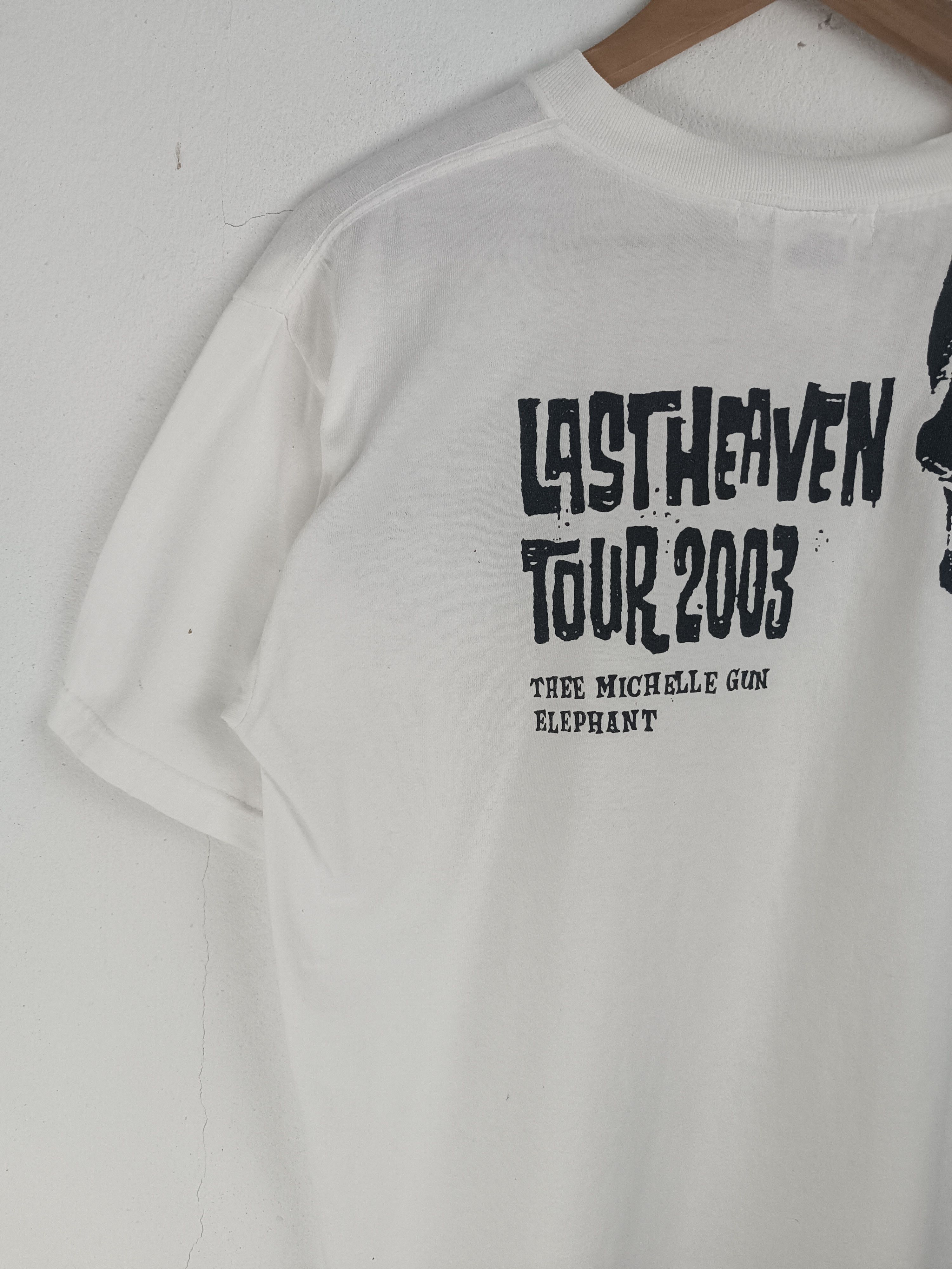 Vintage VINTAGE 2003 THEE MICHELLE GUN ELEPHANT TOUR Ts ROSSO HIATUS Size US M / EU 48-50 / 2 - 11 Thumbnail
