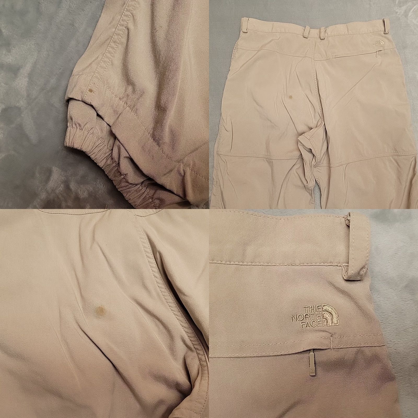 The North Face The North Face Pants Mens 38 Beige Cargo Tech 100% Nylon Lightweight Hiking Size US 38 / EU 54 - 8 Thumbnail