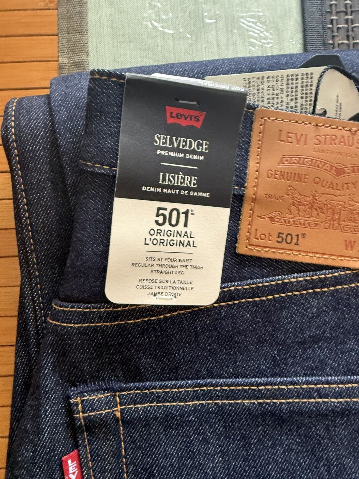 Levi's 1955 501 LEVI’S SELVEDGE DENIM BIG E Size US 32 / EU 48 - 4 Thumbnail
