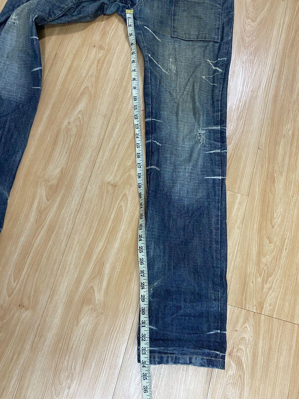 PPFM PPFM Distressed Jeans – VERY RARE ARCHIVE Size US 34 / EU 50 - 17 Thumbnail