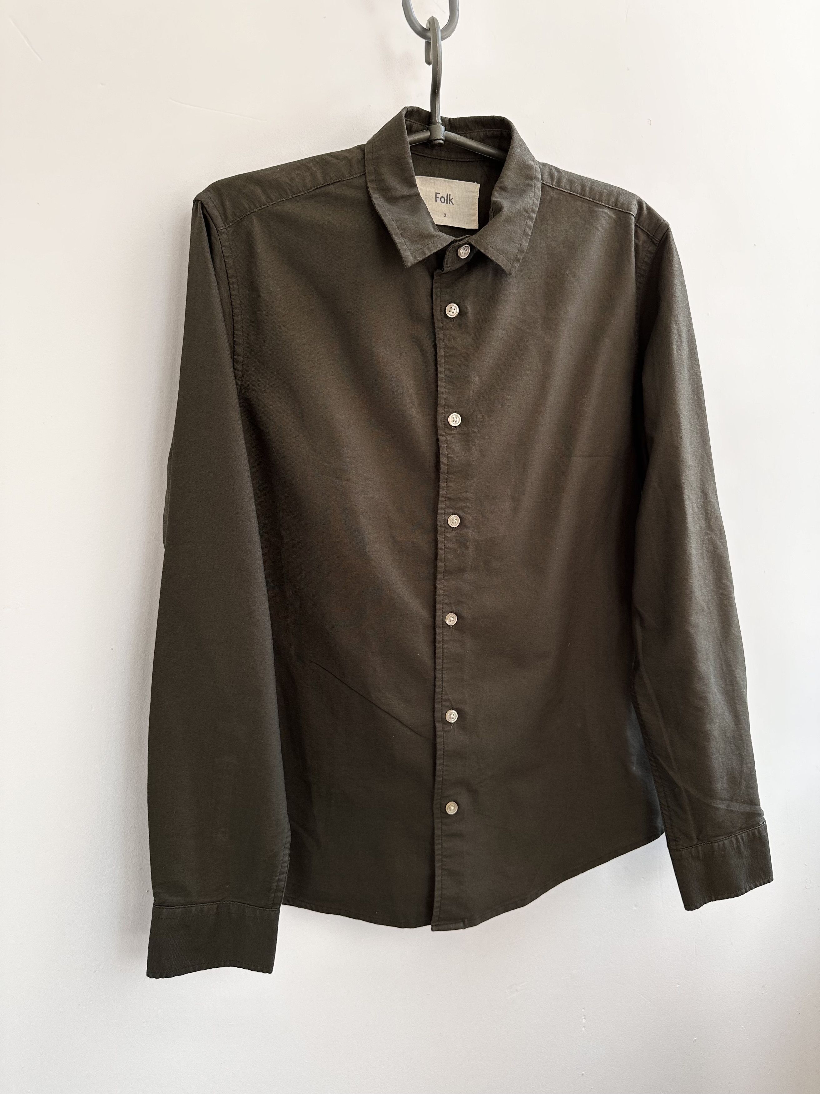 Folk Folk khaki green shirt Size US S / EU 44-46 / 1 - 2 Thumbnail