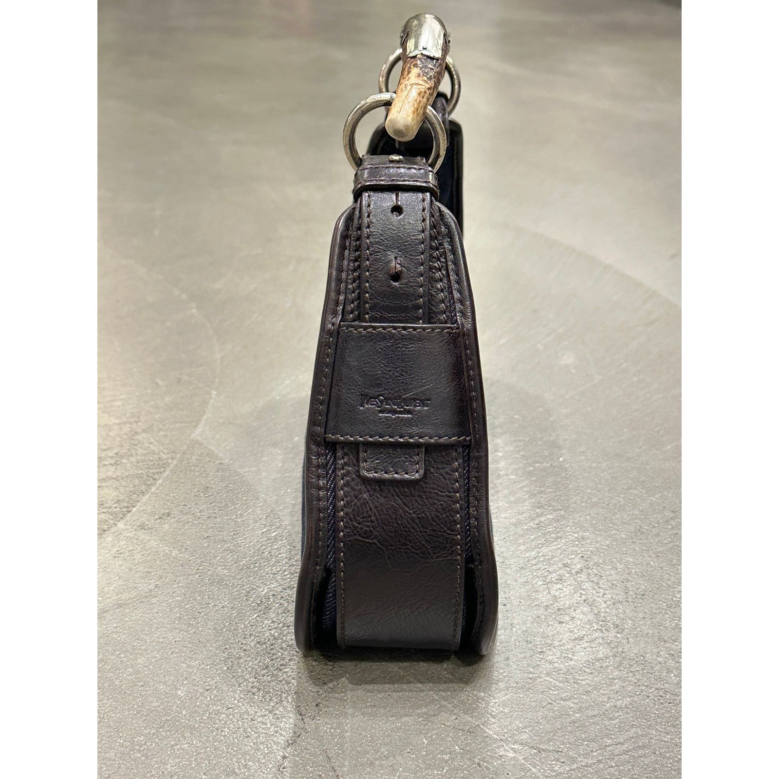 Yves Saint Laurent 2002 Yves Saint Laurent by Tom Ford Mombasa denim bag Size ONE SIZE - 4 Thumbnail