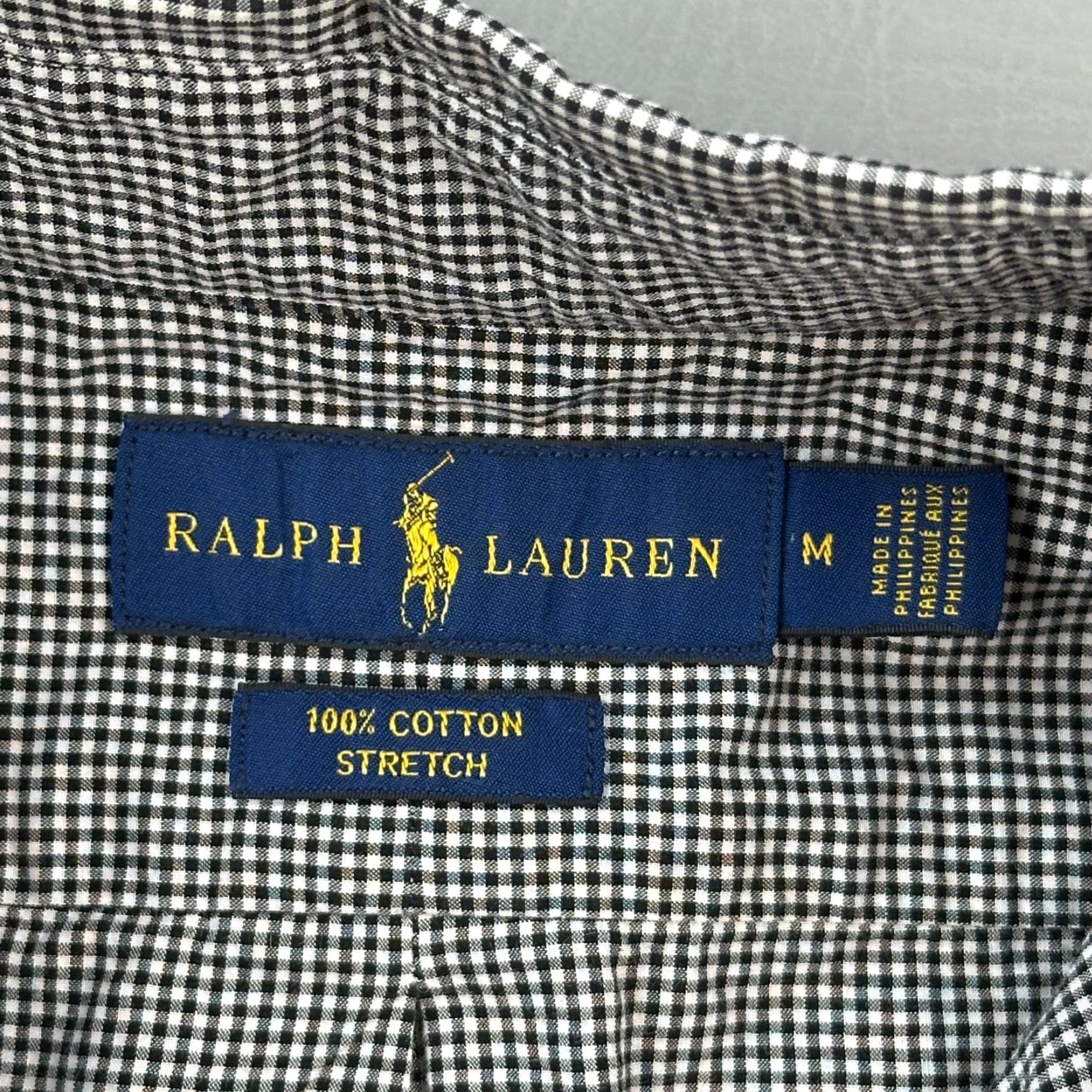 Ralph Lauren Ralph Lauren Shirt Mens Medium Micro Gingham Cotton Stretch Long Sleeve Preppy Shirt Size US M / EU 48-50 / 2 - 7 Thumbnail