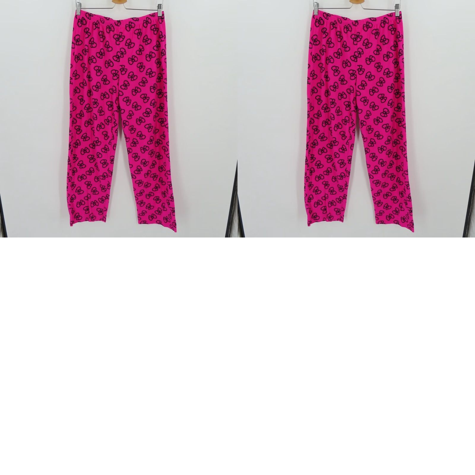 Vintage Sanrio Hello Kitty Pajama Pants Women M Pink Fleece 2015 Size 32" / US 10 / IT 46 - 8 Thumbnail