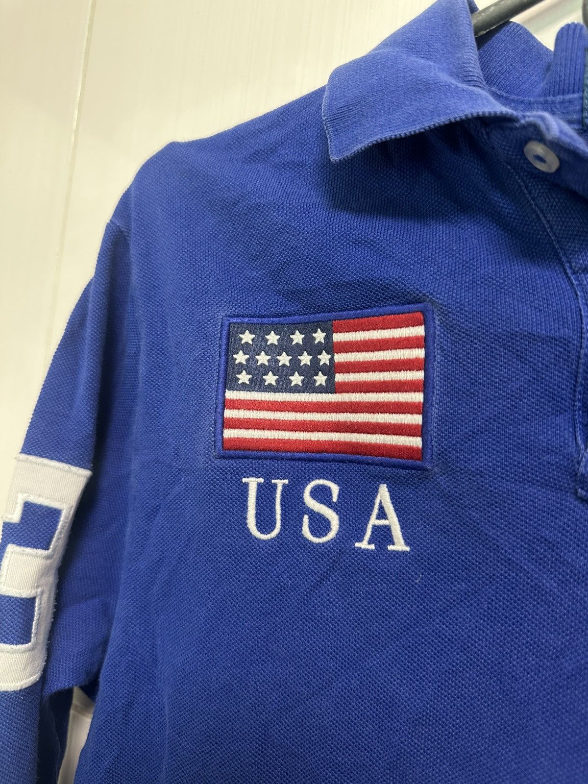 Polo Ralph Lauren × Vintage Vintage Polo Ralph Lauren United States rugby shirt 90’s Size US S / EU 44-46 / 1 - 2 Thumbnail