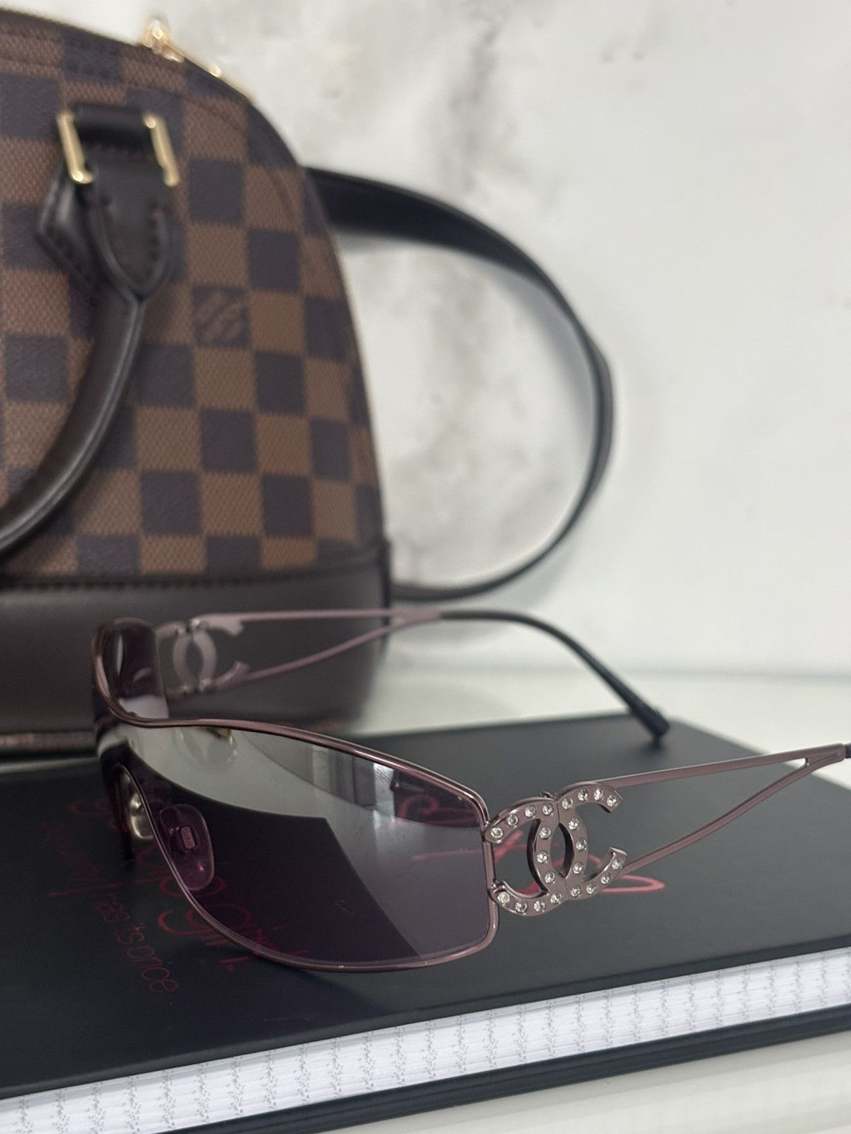 Chanel Vintage Chanel 4073-B Rimless Shield Sunglasses Size ONE SIZE - 2 Thumbnail