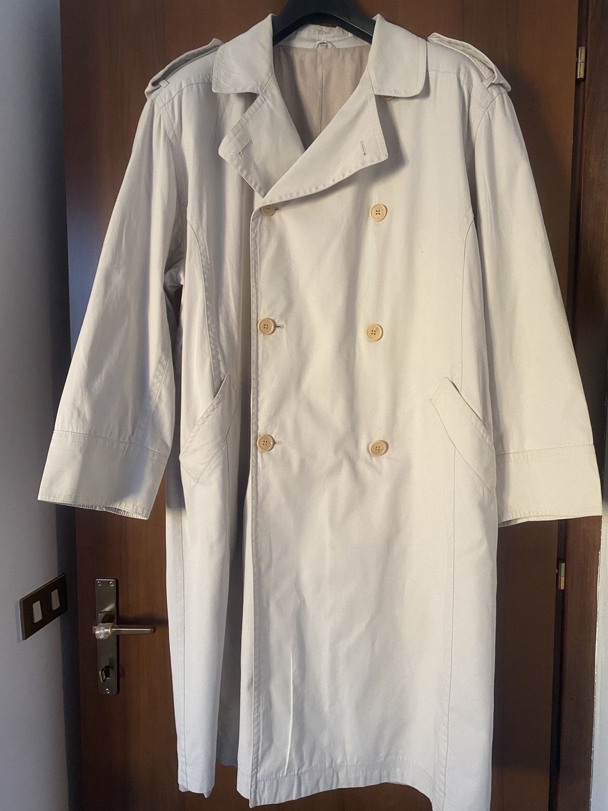 Valentino Vintage Valentino Men’s Trench Coat 90s – Made in Italy Size US XL / EU 56 / 4 - 1 Thumbnail