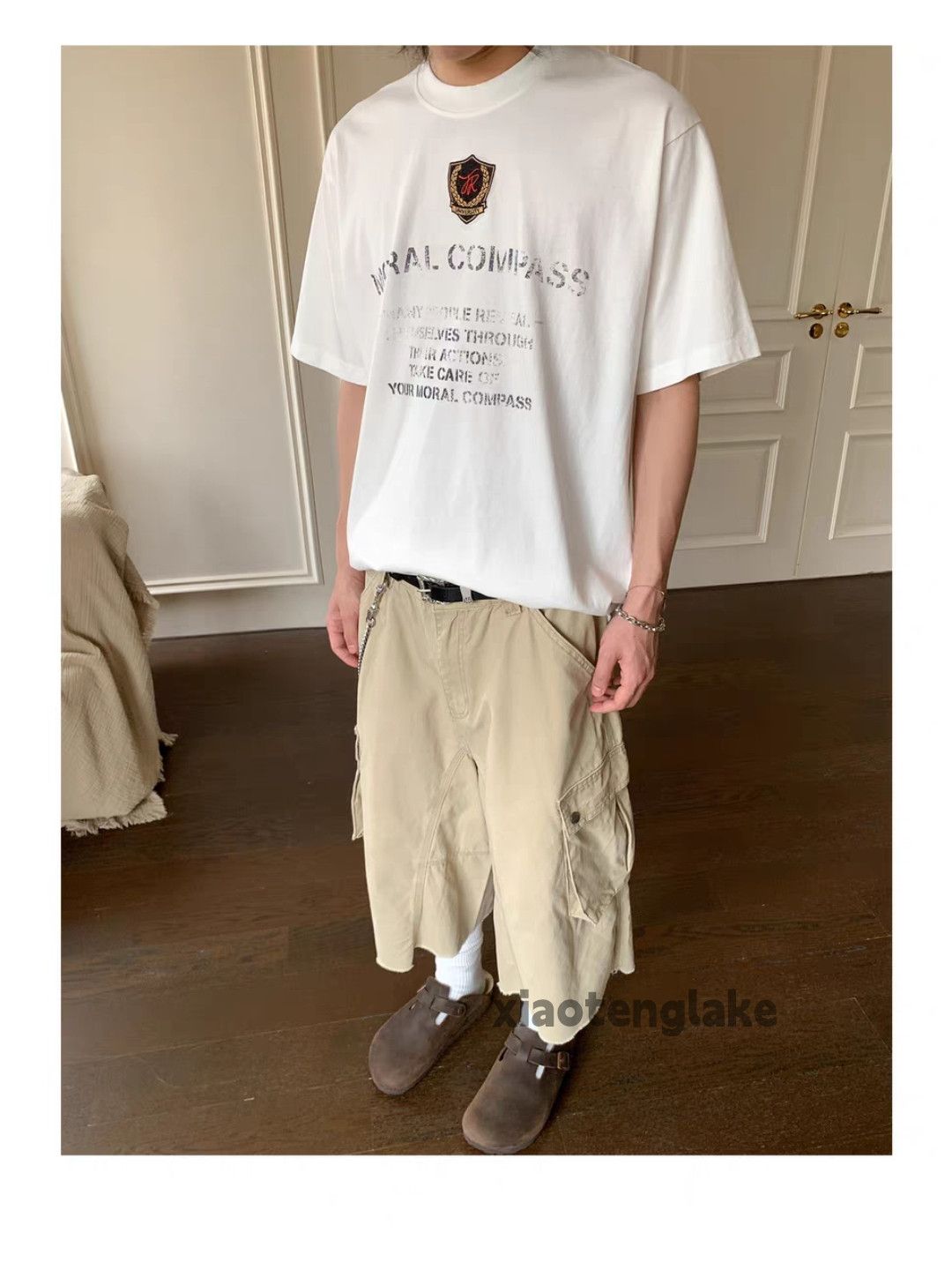Designer × Japanese Brand × Vintage Unisex utility loose baggy hiphop carpenter cargo shorts Size US 33 - 10 Thumbnail