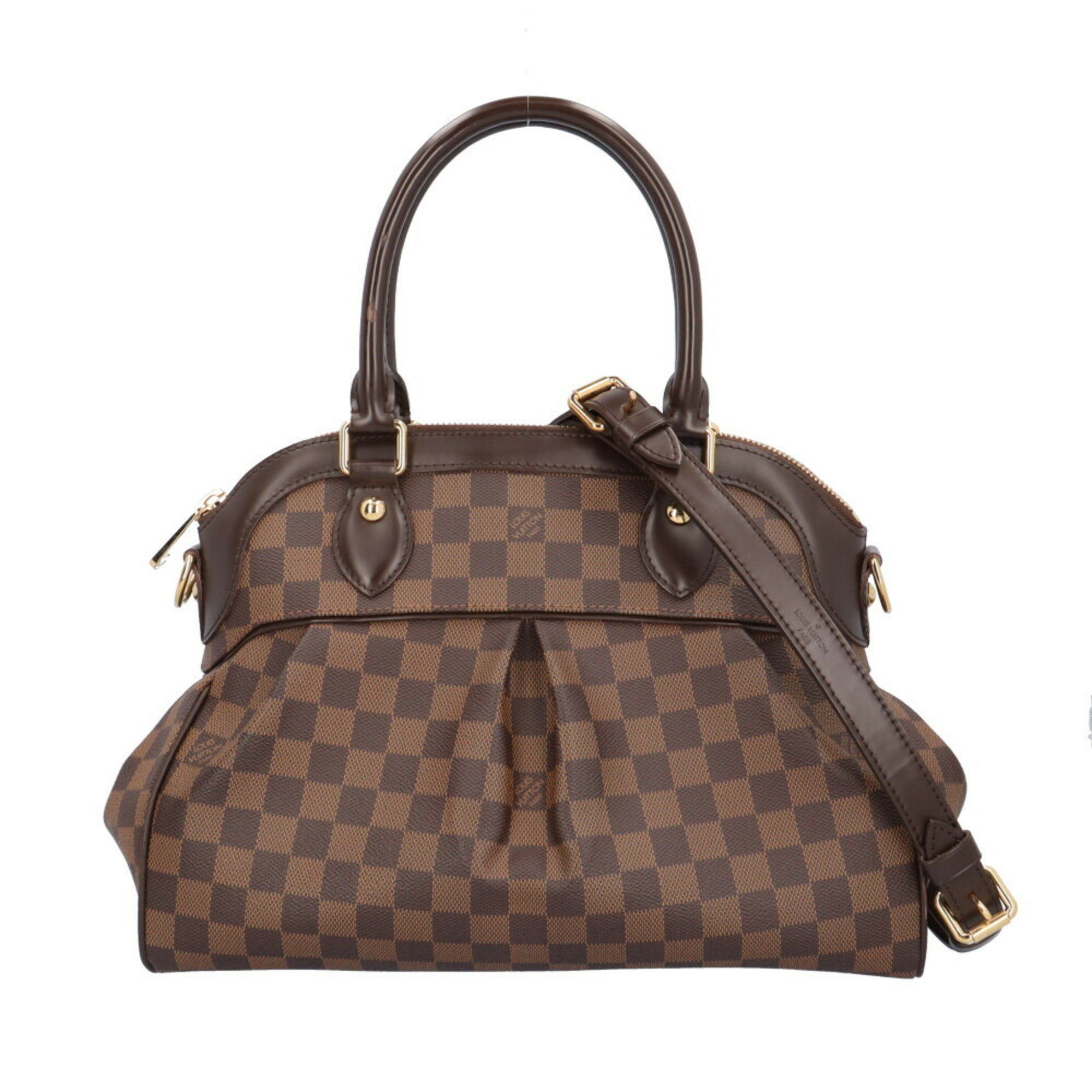 Louis Vuitton Trevi Pm Shoulder Bag Damier Canvas N51997 Brown Women's Louis Vuitton 2Way