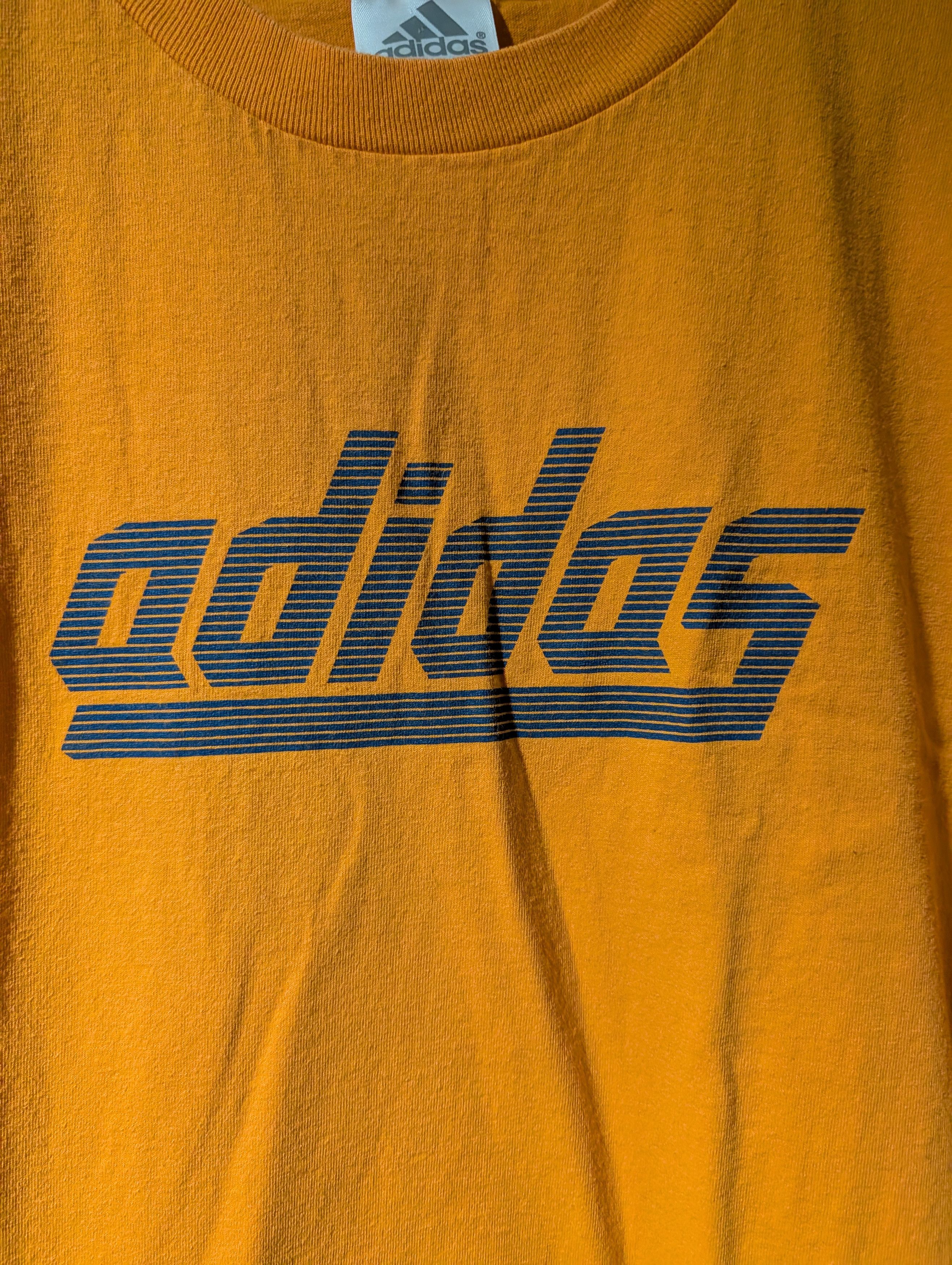 Adidas Vintage 90s Adidas Spell Out Essential Logo X-Large T-Shirt Size US XL / EU 56 / 4 - 2 Thumbnail