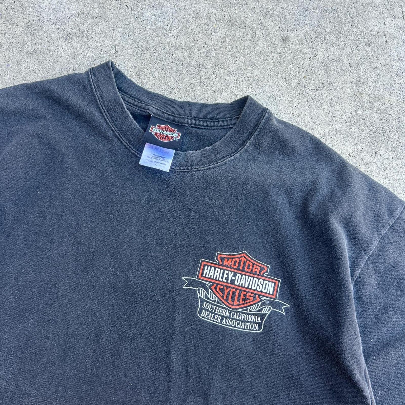 Harley Davidson 2002 harley davidson socal dealer t shirt Size US L / EU 52-54 / 3 - 2 Thumbnail